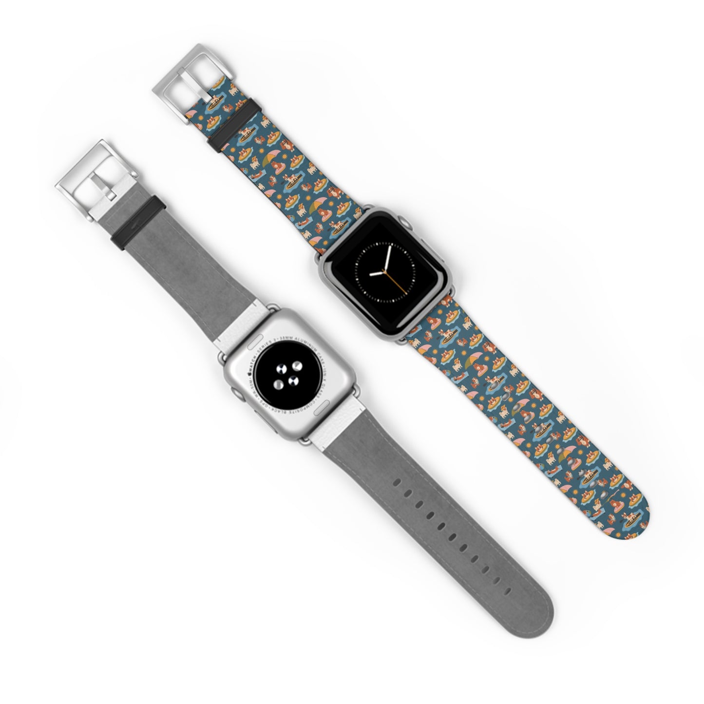 Cute Nautical Watch Band - Vibrant Pattern for Ocean Lovers