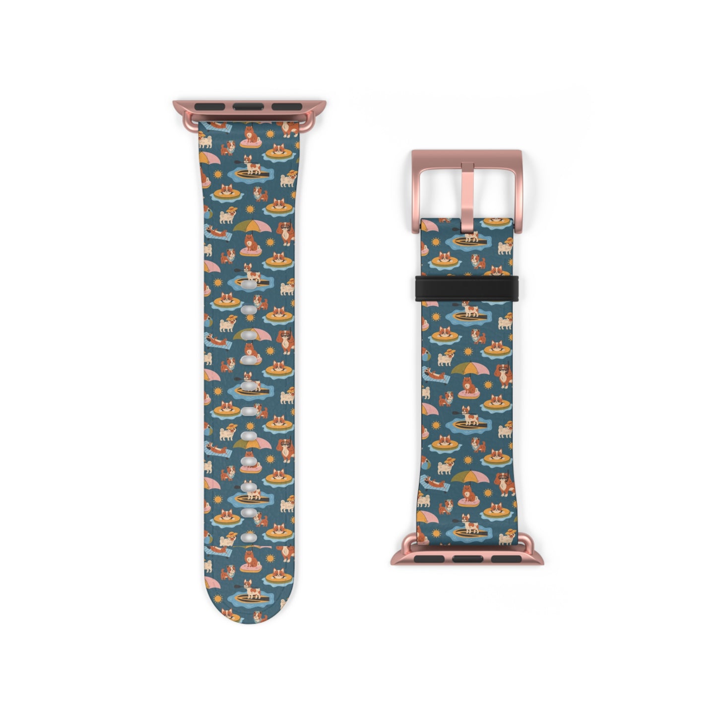 Cute Nautical Watch Band - Vibrant Pattern for Ocean Lovers