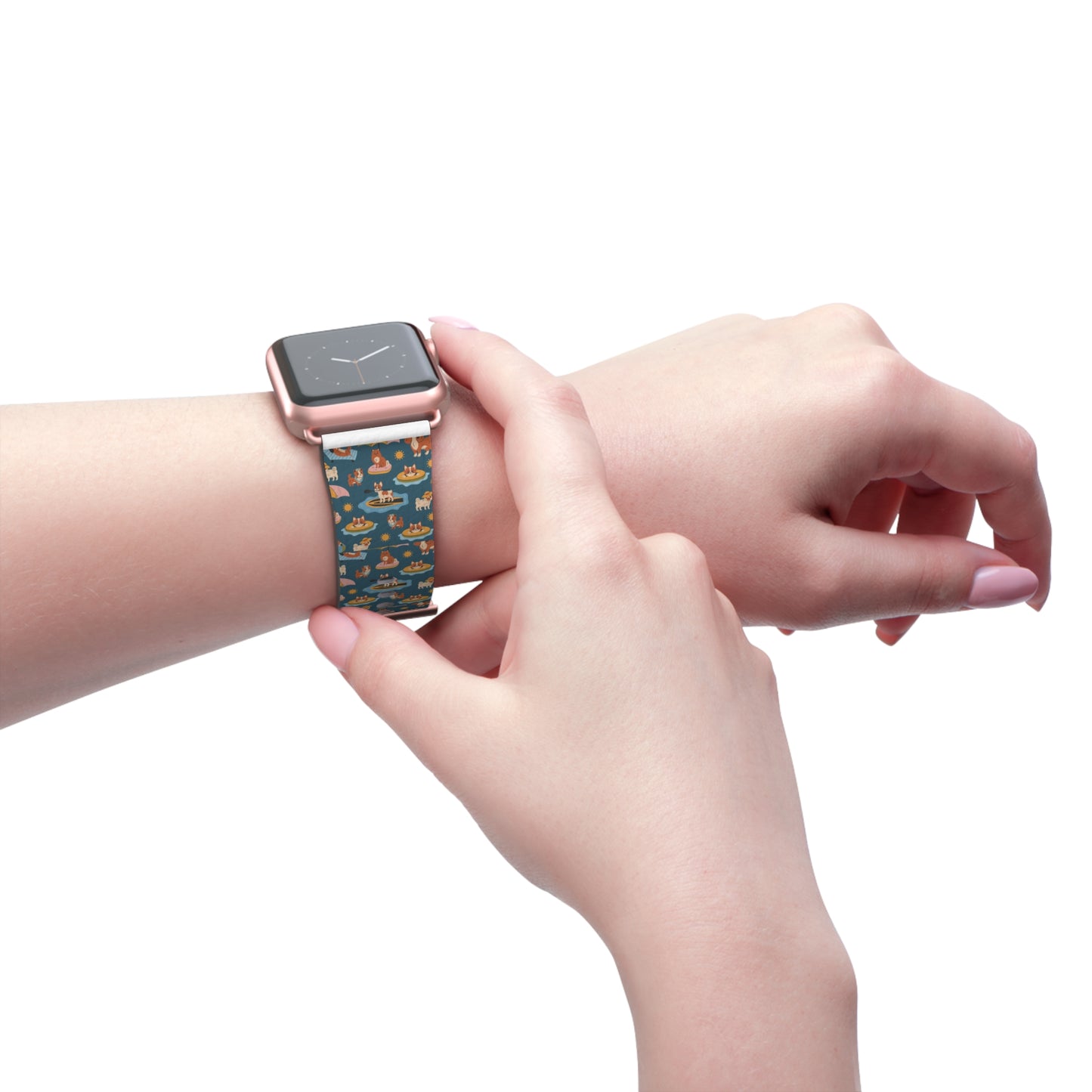 Cute Nautical Watch Band - Vibrant Pattern for Ocean Lovers