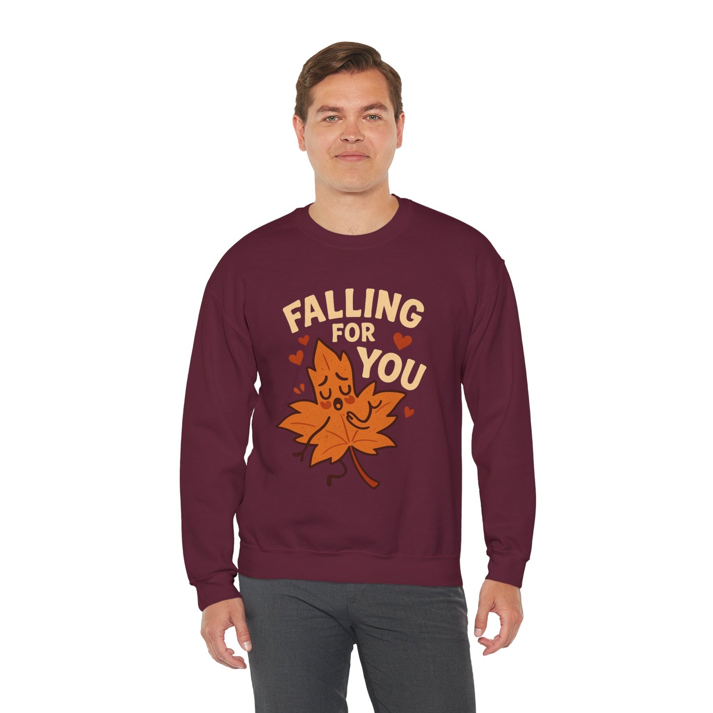 Falling For You Shirt | Cute Fall Leaf Pun Tee | Funny Autumn T-Shirt for Pumpkin Spice & Fall Lovers | Fall Puns