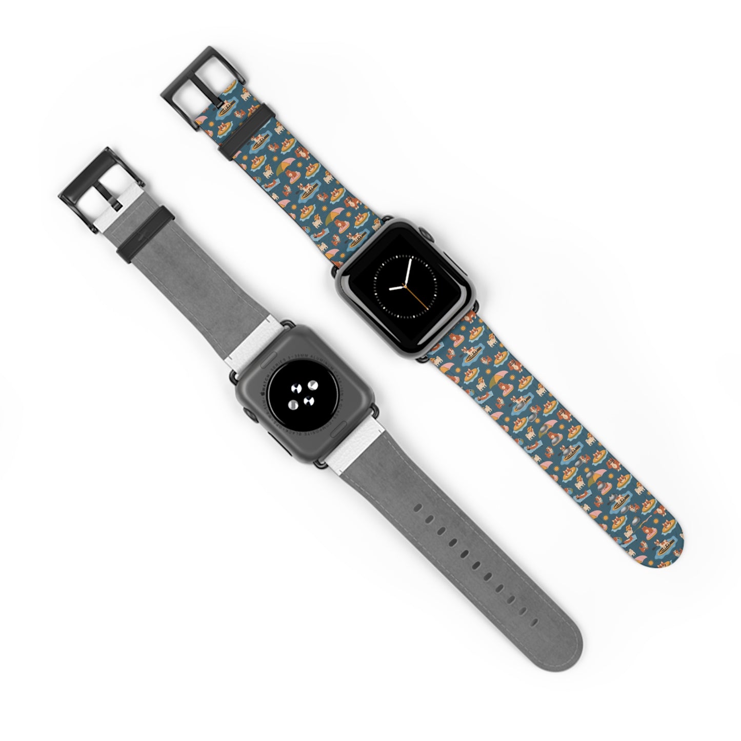 Cute Nautical Watch Band - Vibrant Pattern for Ocean Lovers