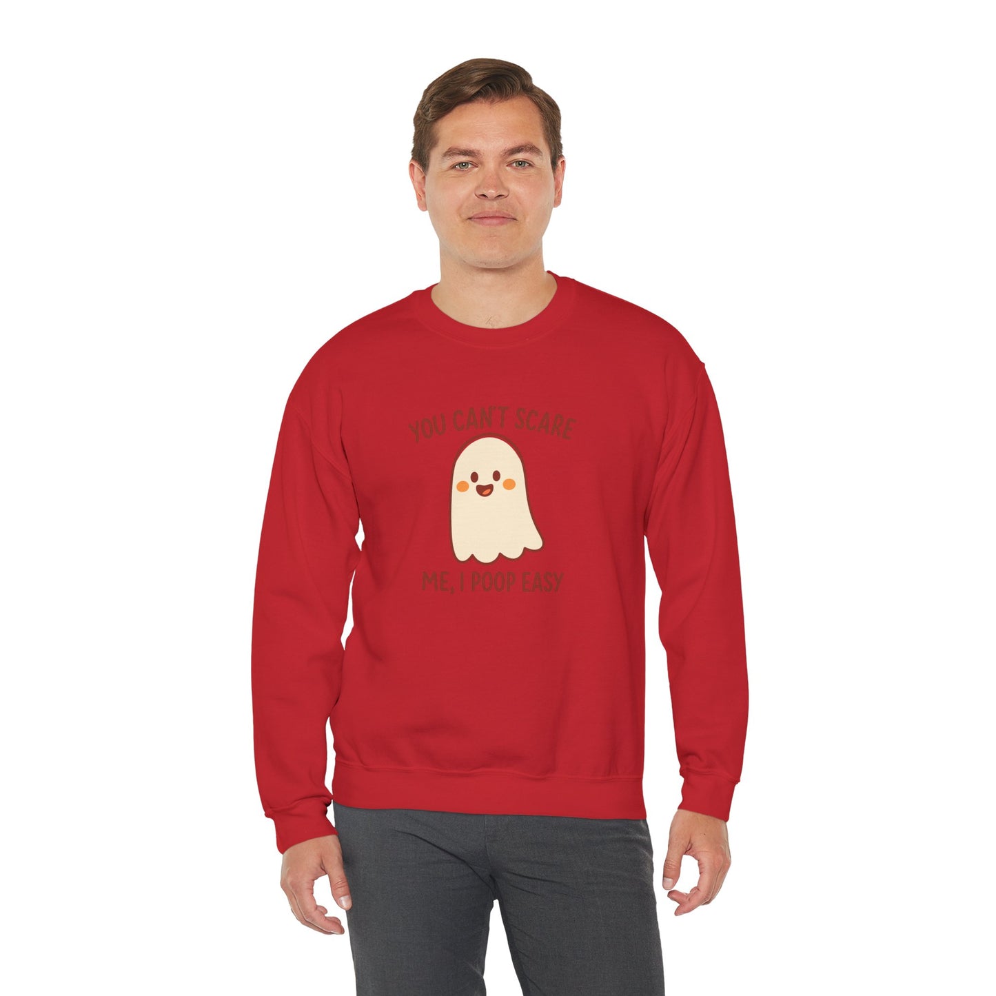 Funny Ghost Sweatshirt | Cozy Crewneck Pullover | Halloween Apparel | Unisex Casual Wear | Fall Pun