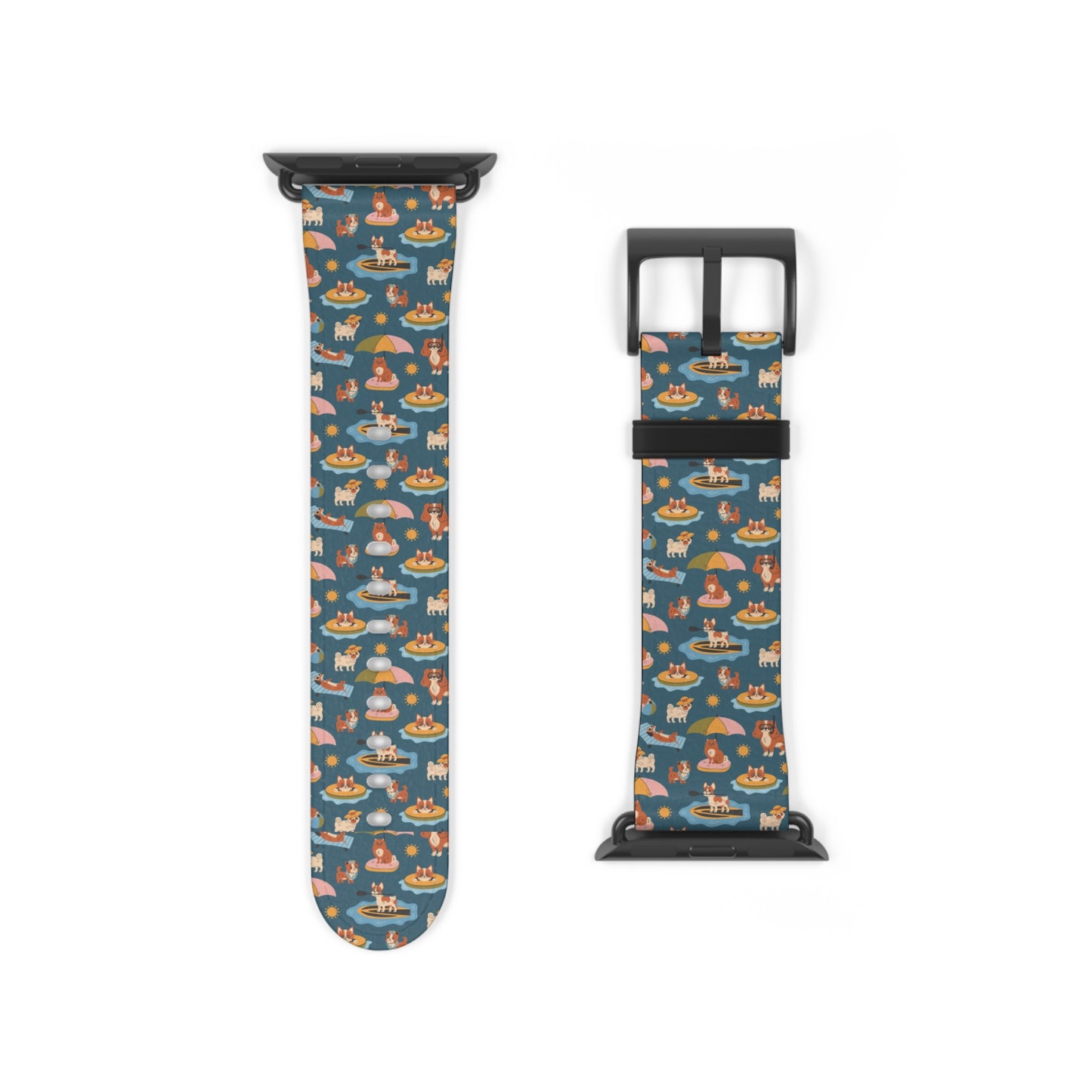 Cute Nautical Watch Band - Vibrant Pattern for Ocean Lovers