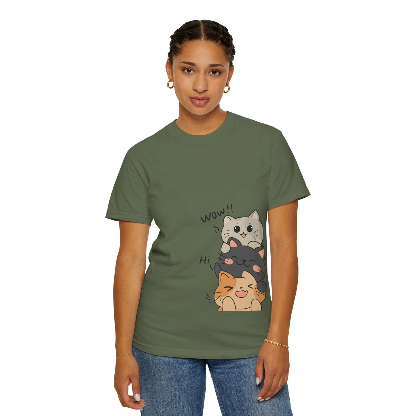 Cat Stack Unisex T-shirt for Cat Lovers