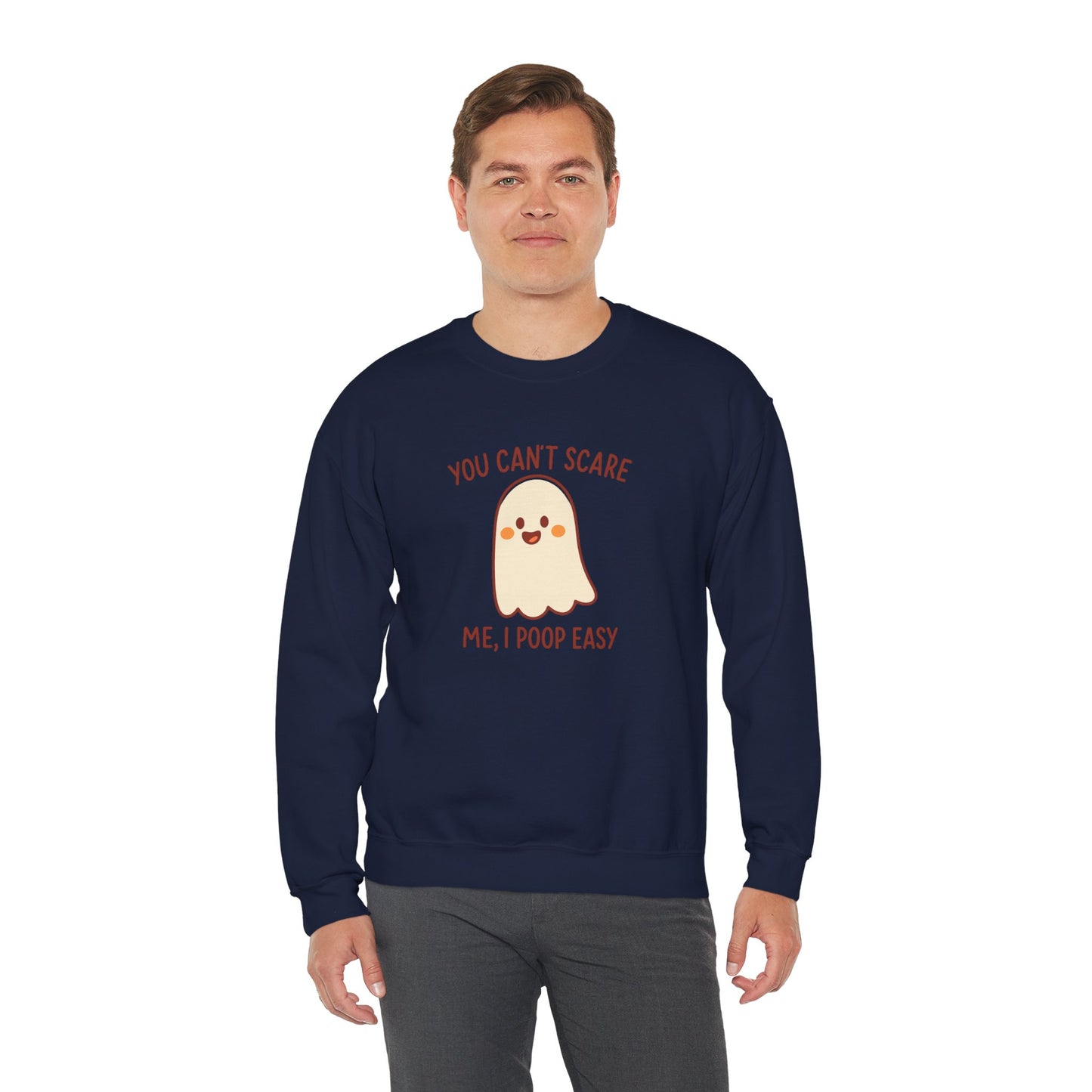 Funny Ghost Sweatshirt | Cozy Crewneck Pullover | Halloween Apparel | Unisex Casual Wear | Fall Pun
