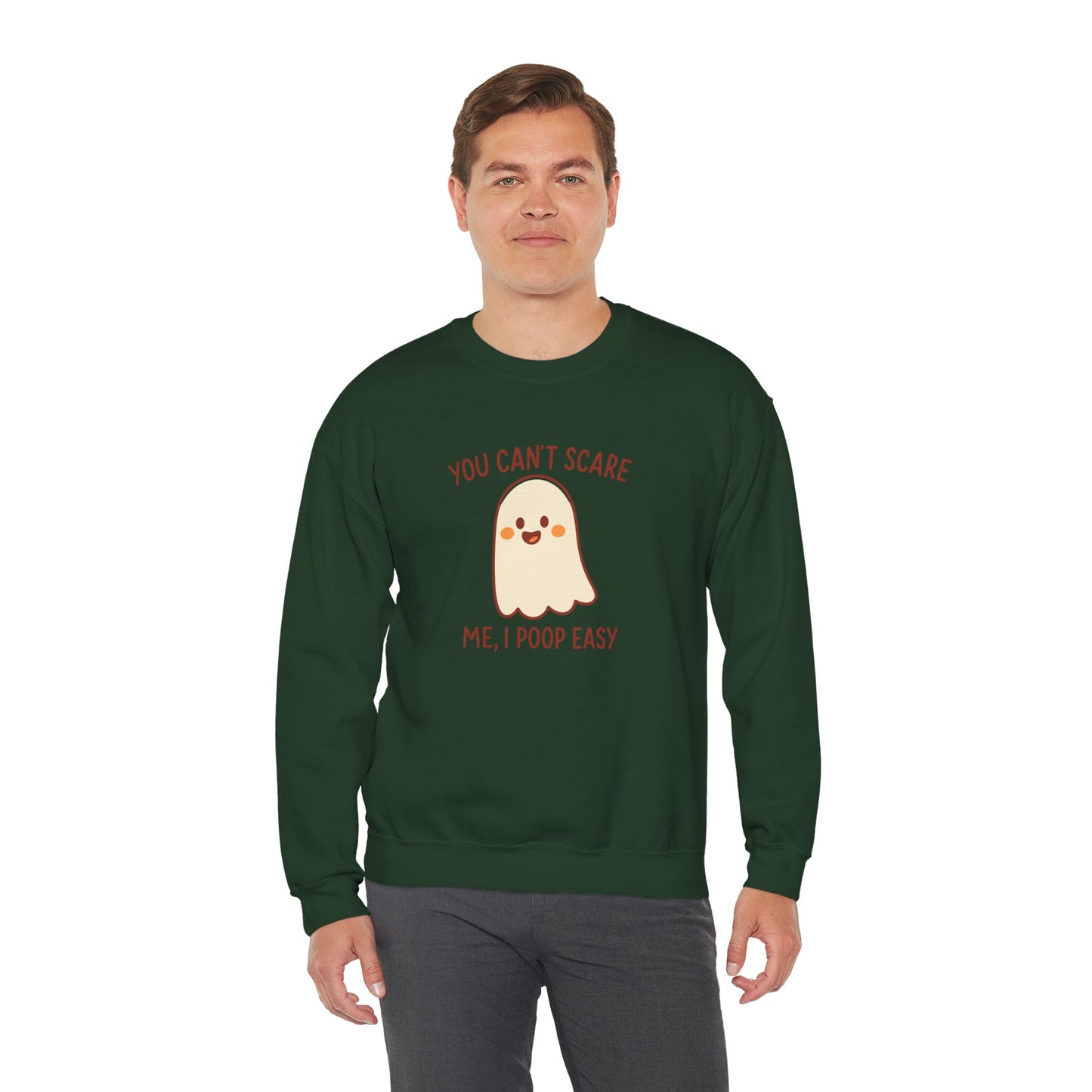 Funny Ghost Sweatshirt | Cozy Crewneck Pullover | Halloween Apparel | Unisex Casual Wear | Fall Pun
