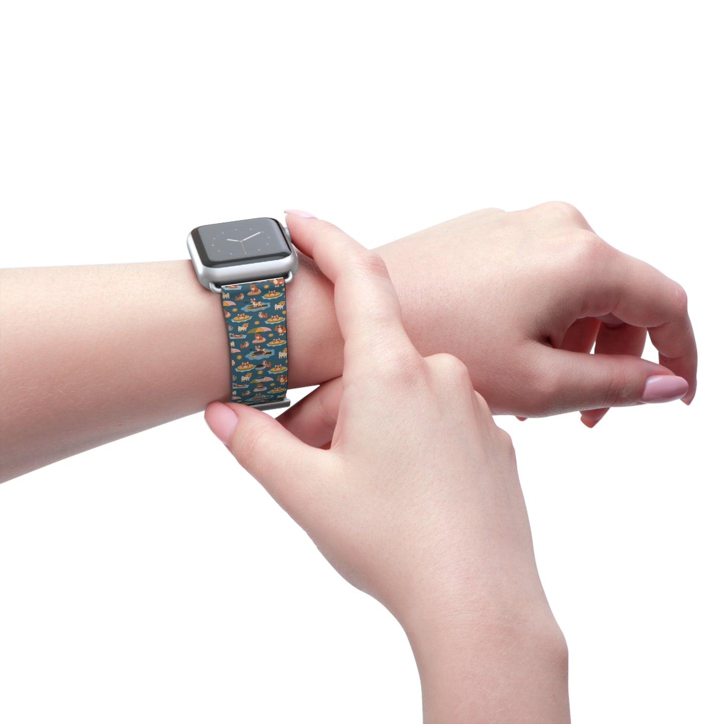 Cute Nautical Watch Band - Vibrant Pattern for Ocean Lovers
