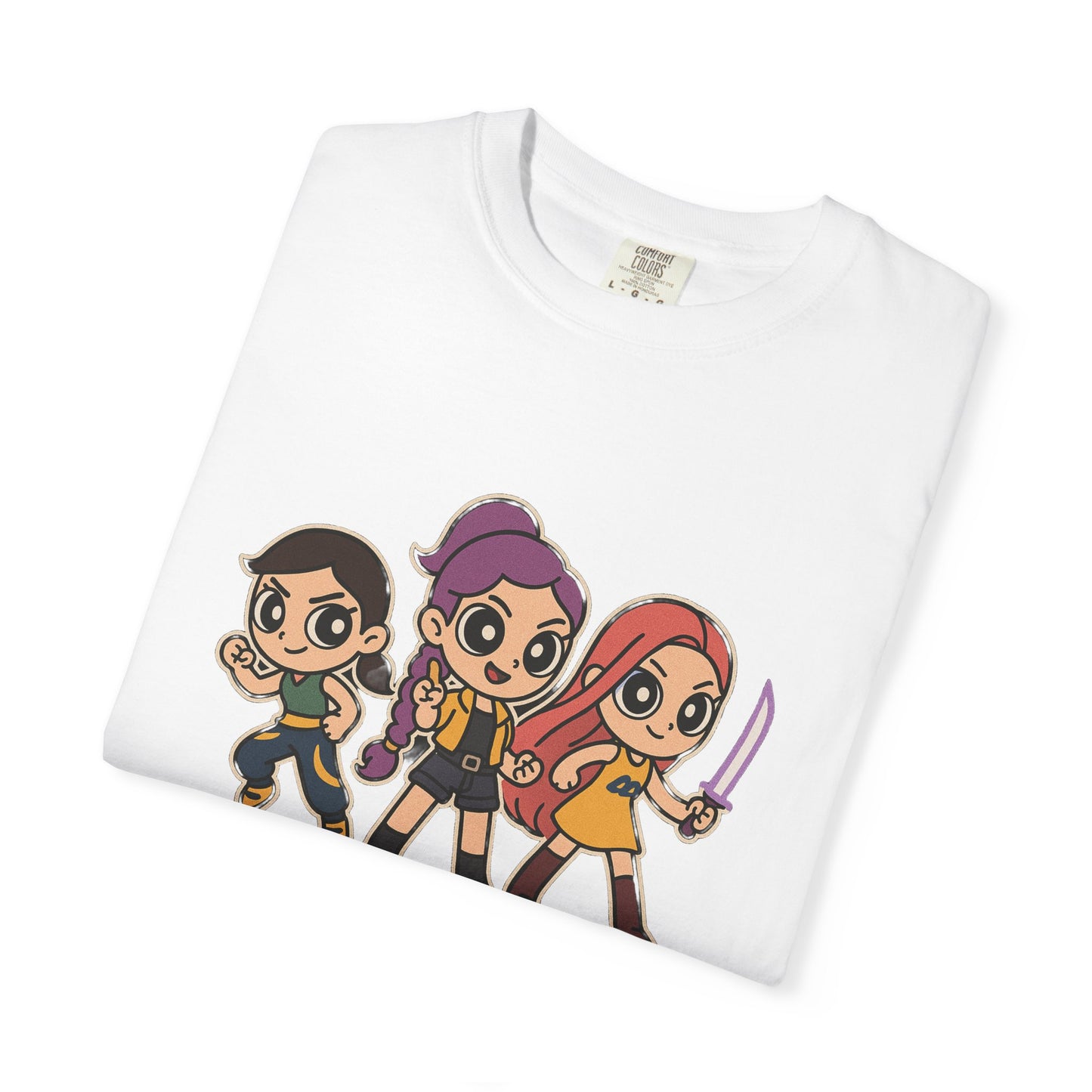 K-Pop Demon Hunters Cute Cartoon T-Shirt