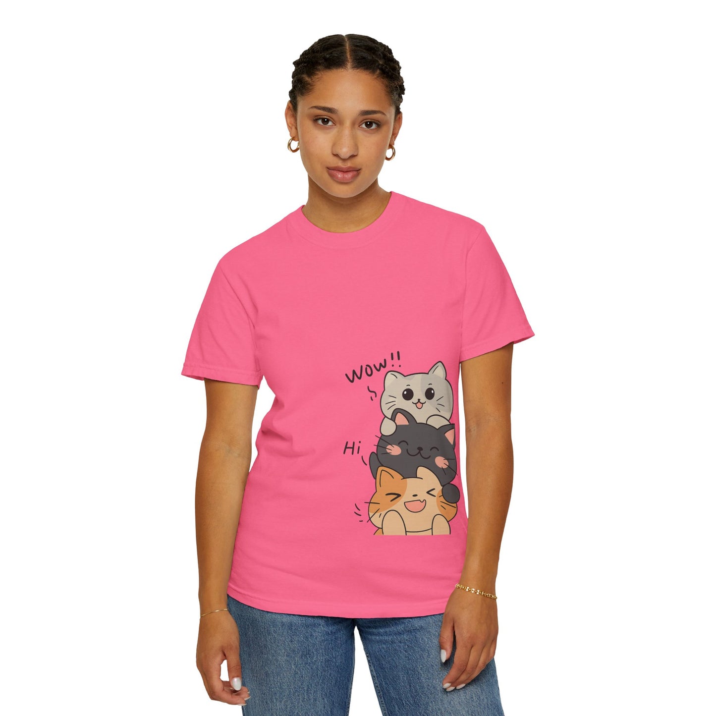 Cat Stack Unisex T-shirt for Cat Lovers
