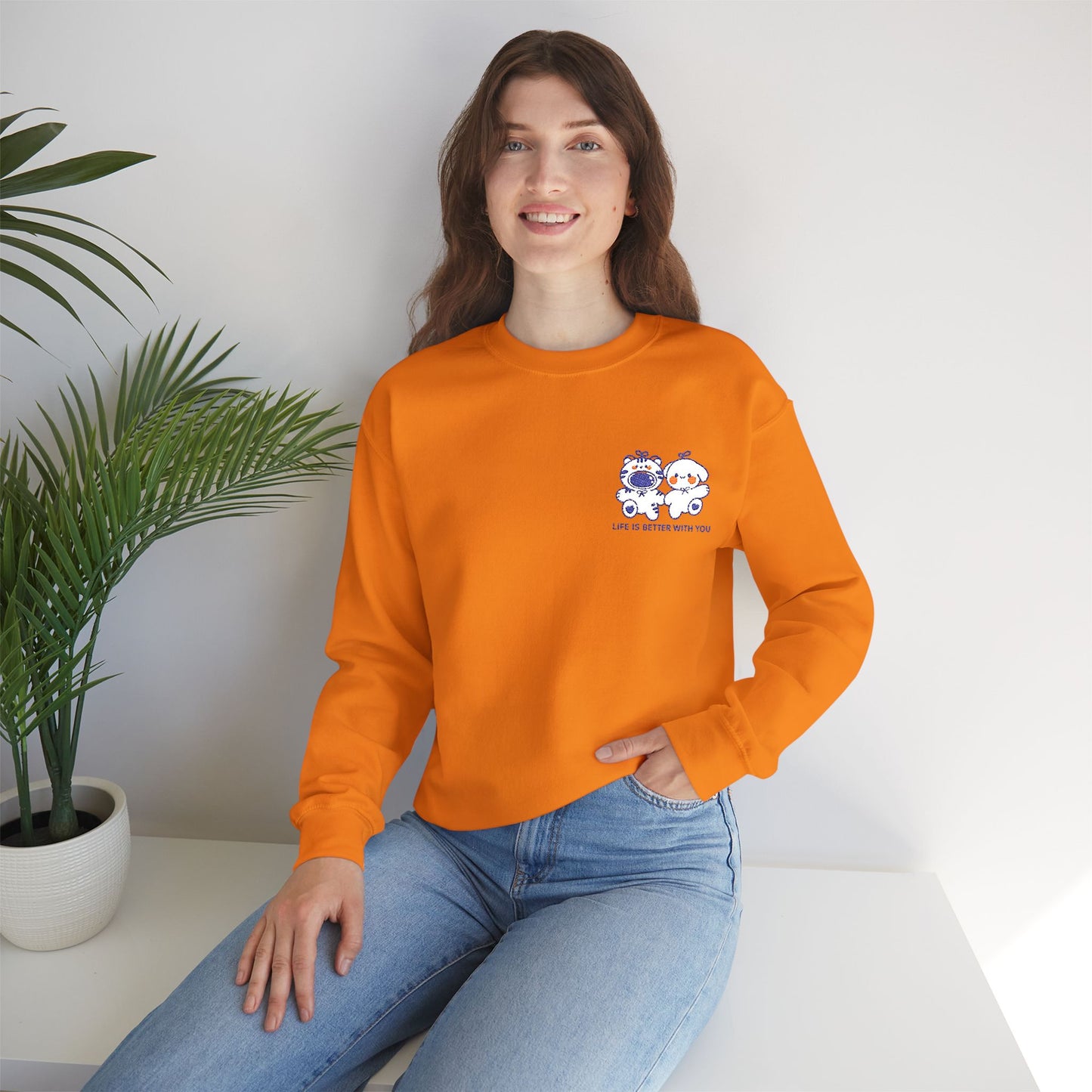 Crewneck Sweatshirt - Better Together Cute Companion