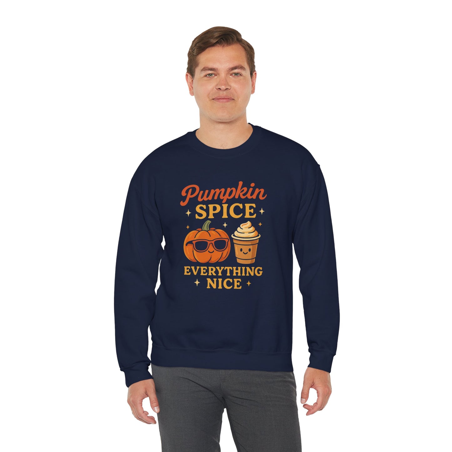 Pumpkin Spice and Everything Nice Sweatshirt | Cozy Fall Sweater, Autumn Leaves and Pumpkins Please | Unisex, Sweater Weather Outfits