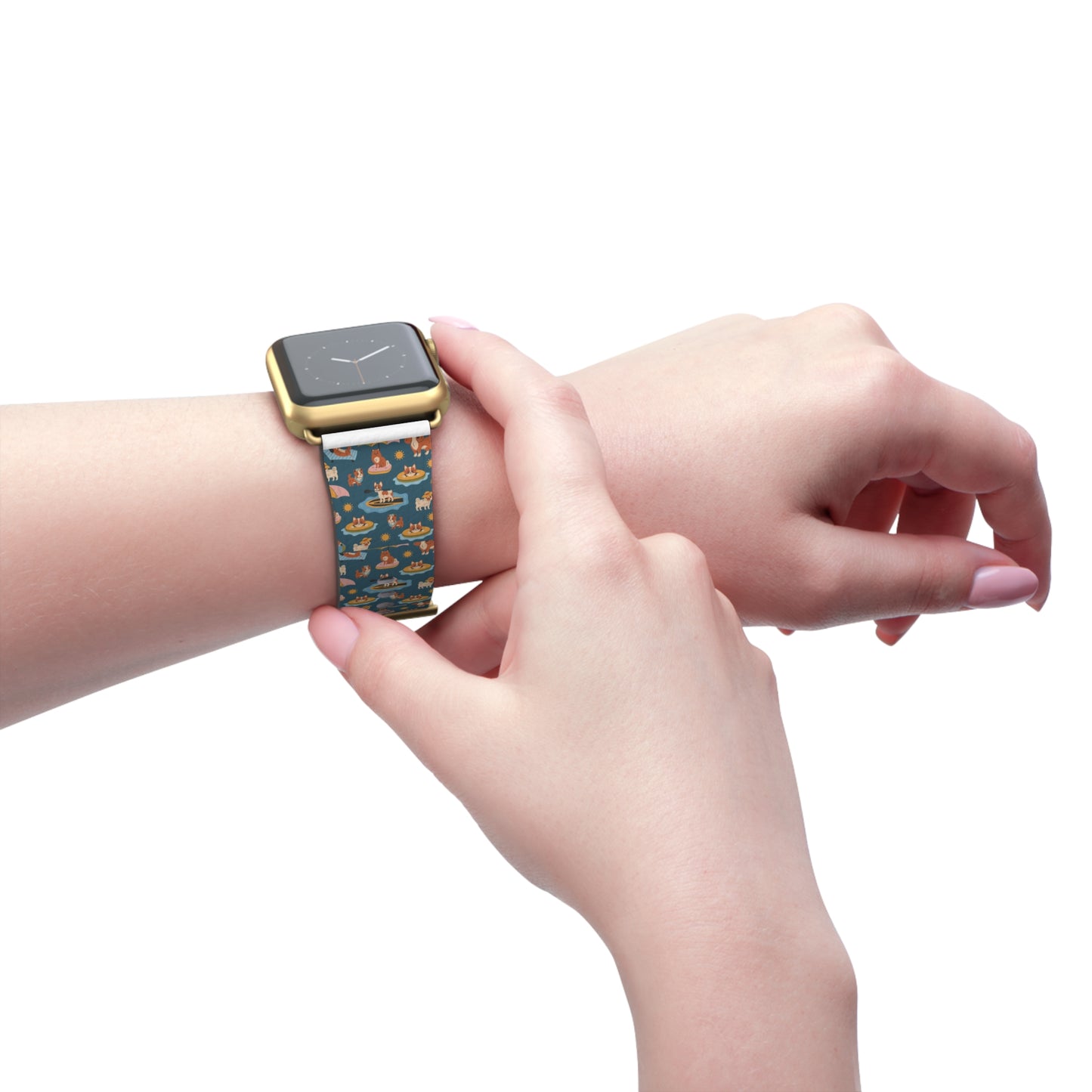 Cute Nautical Watch Band - Vibrant Pattern for Ocean Lovers