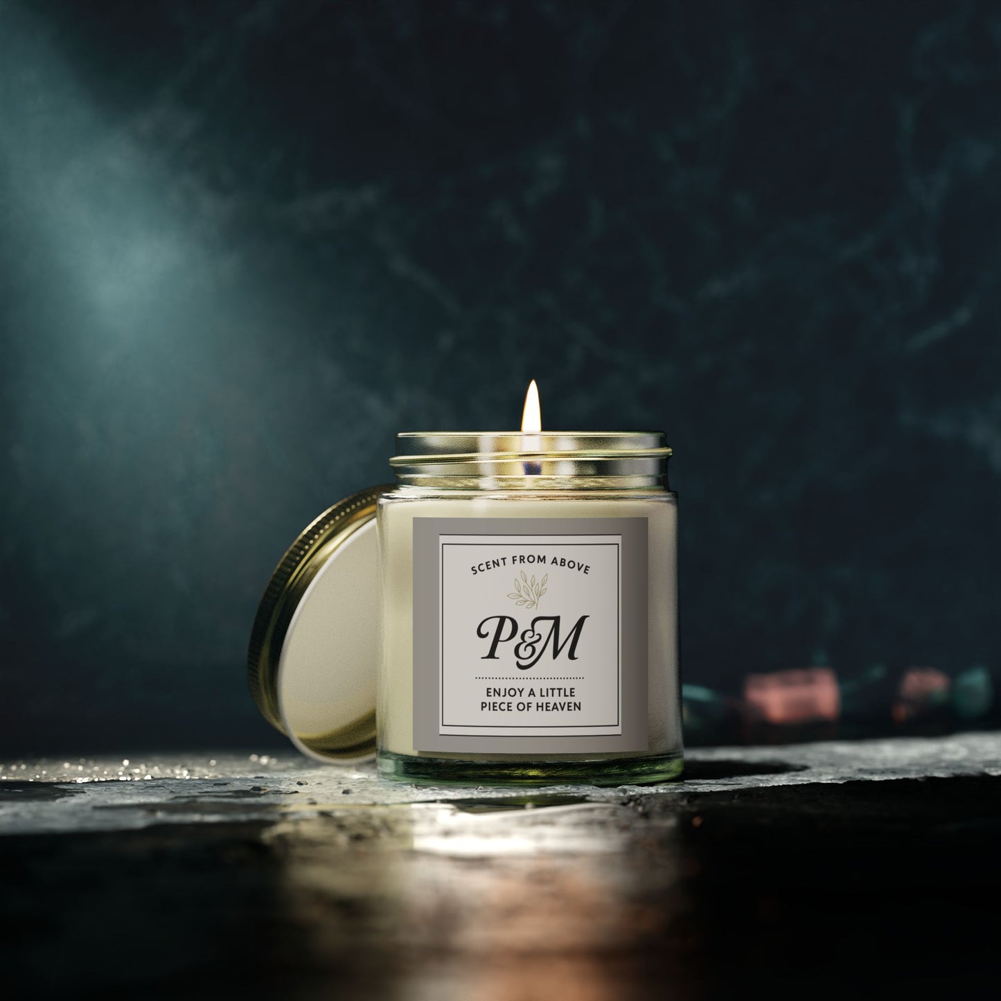 Heavenly Scented Coconut Apricot Candle – Perfect Gift for Her, Candle Lovers, or Home Sanctuary