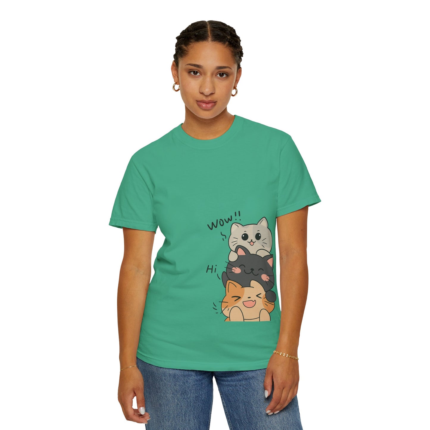 Cat Stack Unisex T-shirt for Cat Lovers