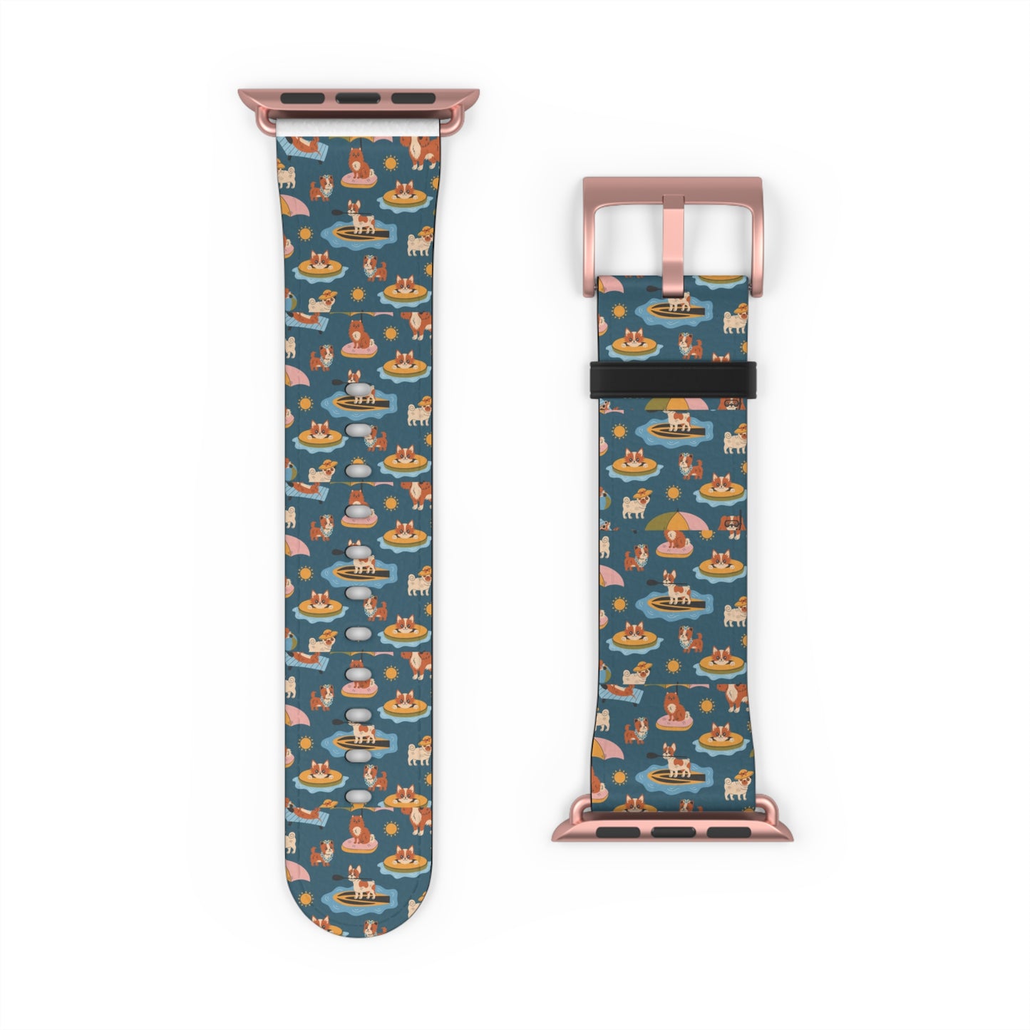 Cute Nautical Watch Band - Vibrant Pattern for Ocean Lovers