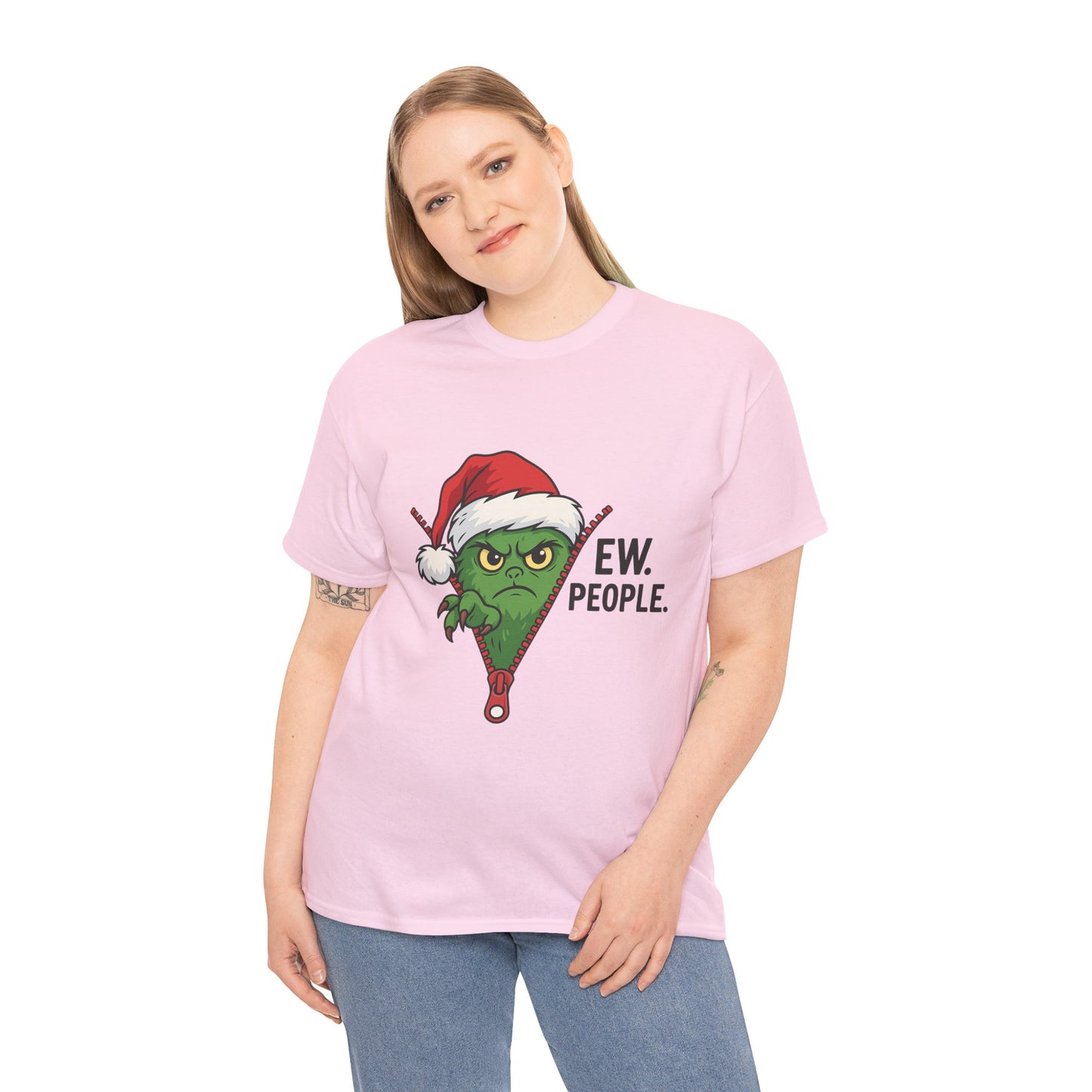 Grinch “Ew People” Christmas Sweatshirt – Funny Holiday Gift