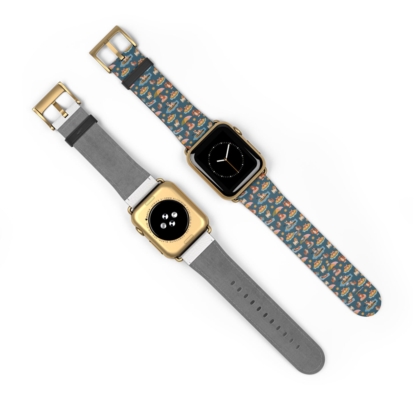 Cute Nautical Watch Band - Vibrant Pattern for Ocean Lovers