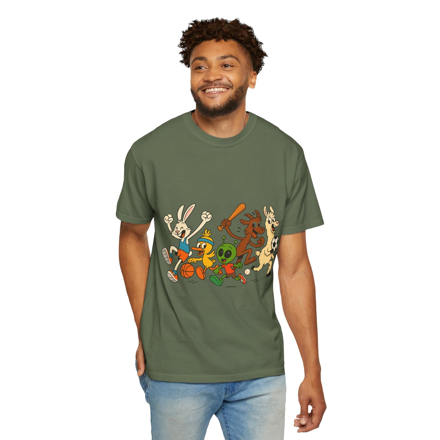 Cartoon Sports Team T-Shirt