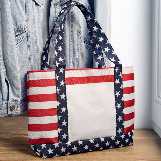 Americana Tote Bag - red/white/blue