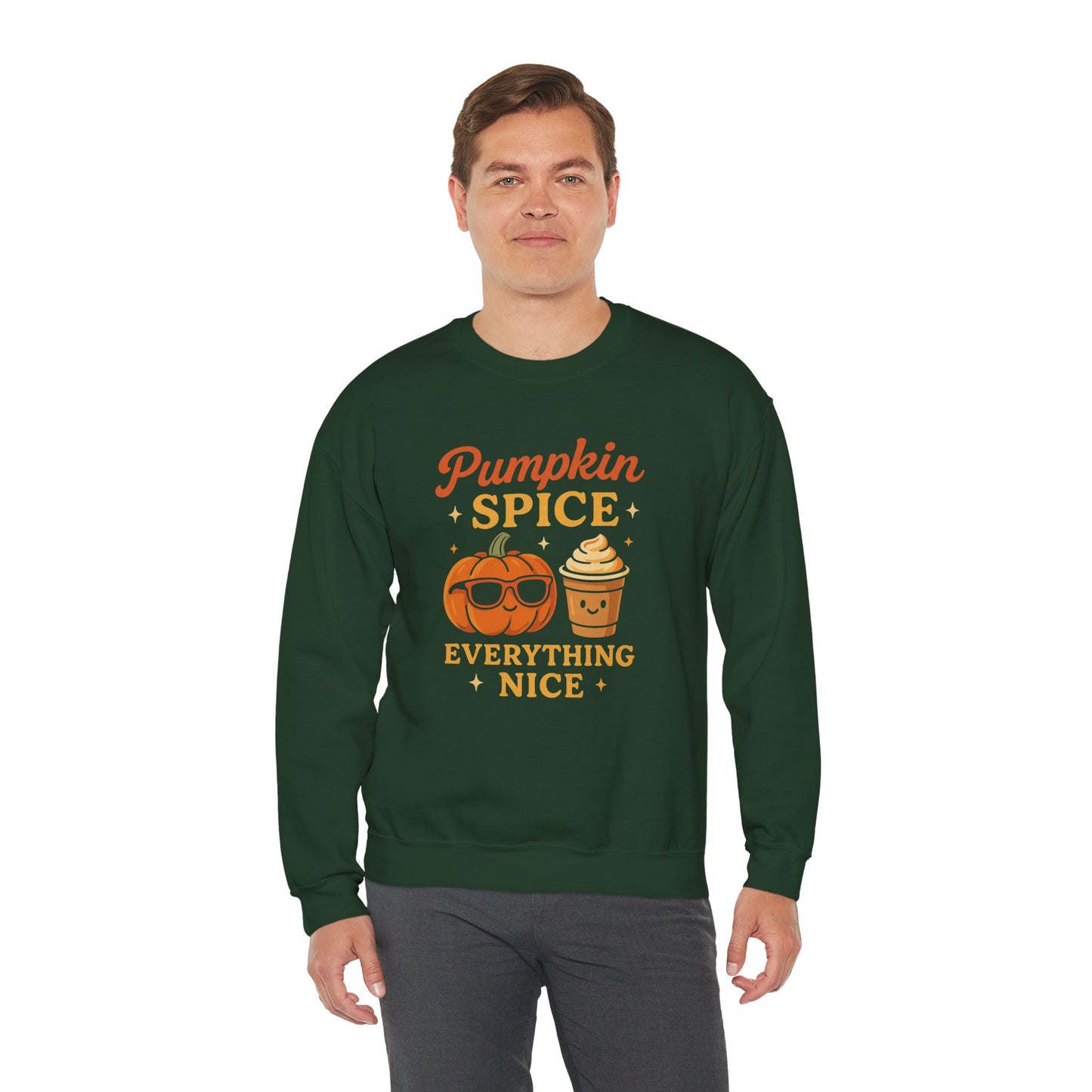Pumpkin Spice and Everything Nice Sweatshirt | Cozy Fall Sweater, Autumn Leaves and Pumpkins Please | Unisex, Sweater Weather Outfits