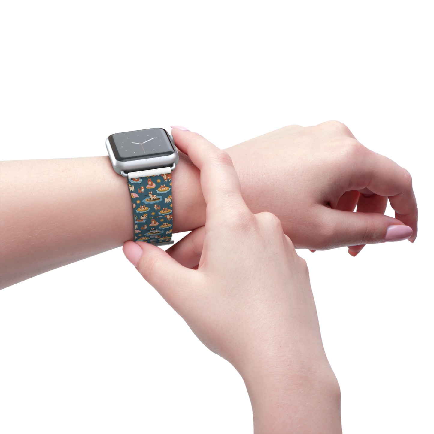 Cute Nautical Watch Band - Vibrant Pattern for Ocean Lovers
