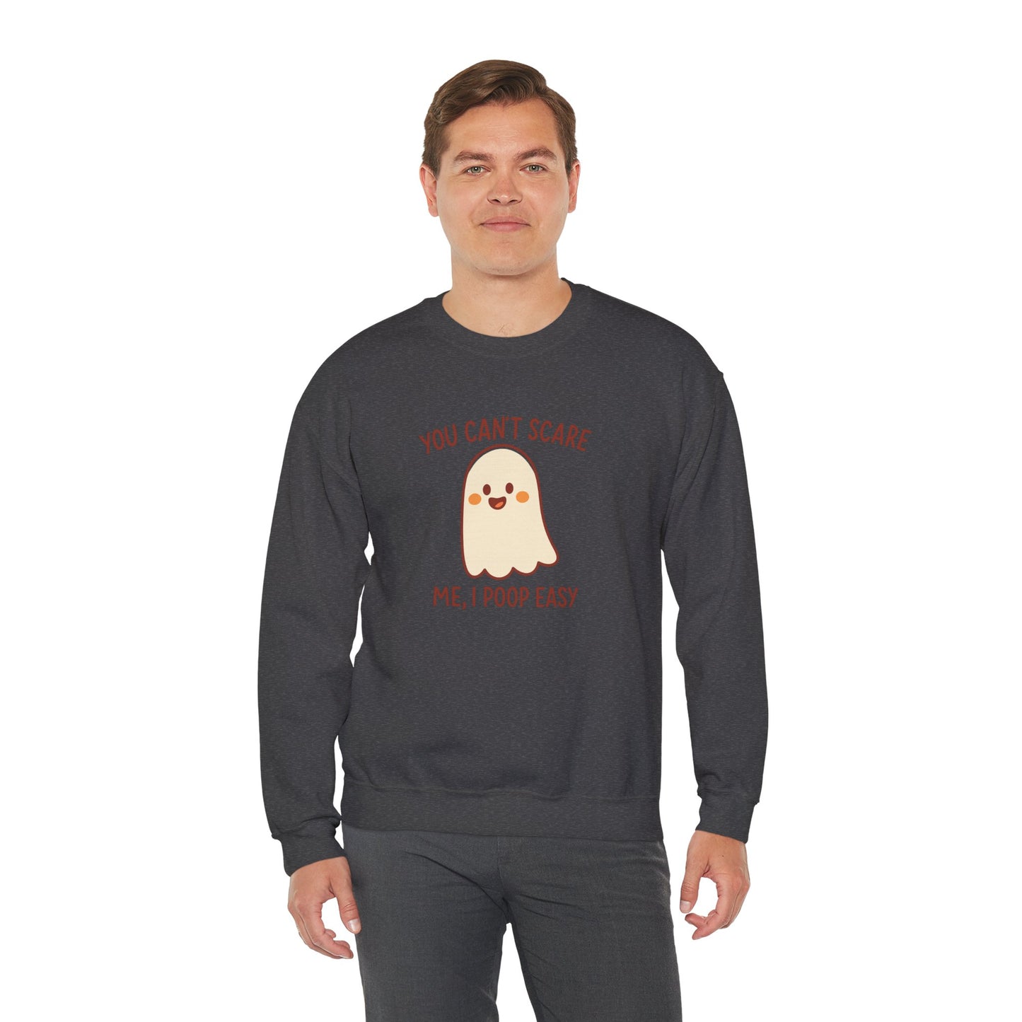 Funny Ghost Sweatshirt | Cozy Crewneck Pullover | Halloween Apparel | Unisex Casual Wear | Fall Pun