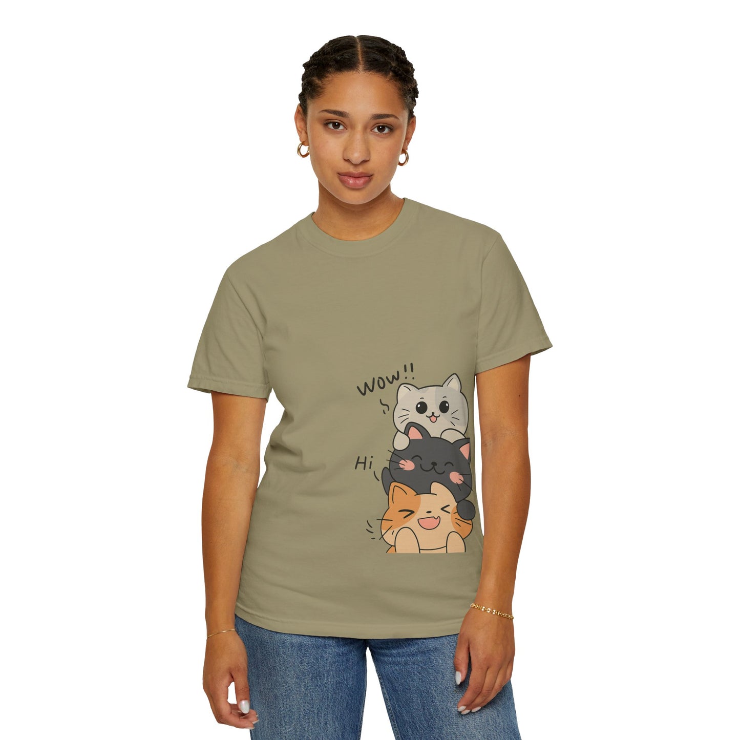 Cat Stack Unisex T-shirt for Cat Lovers