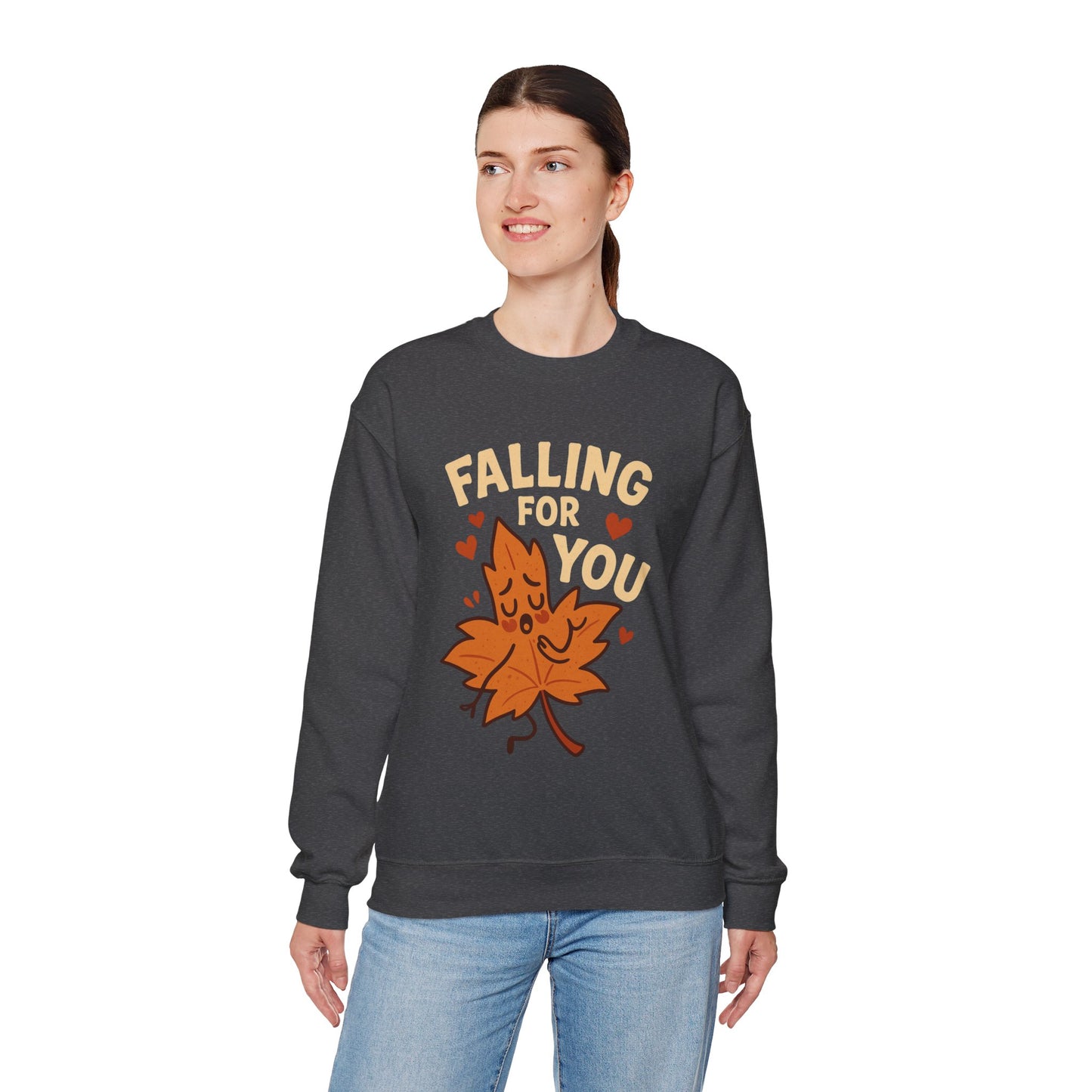 Falling For You Shirt | Cute Fall Leaf Pun Tee | Funny Autumn T-Shirt for Pumpkin Spice & Fall Lovers | Fall Puns