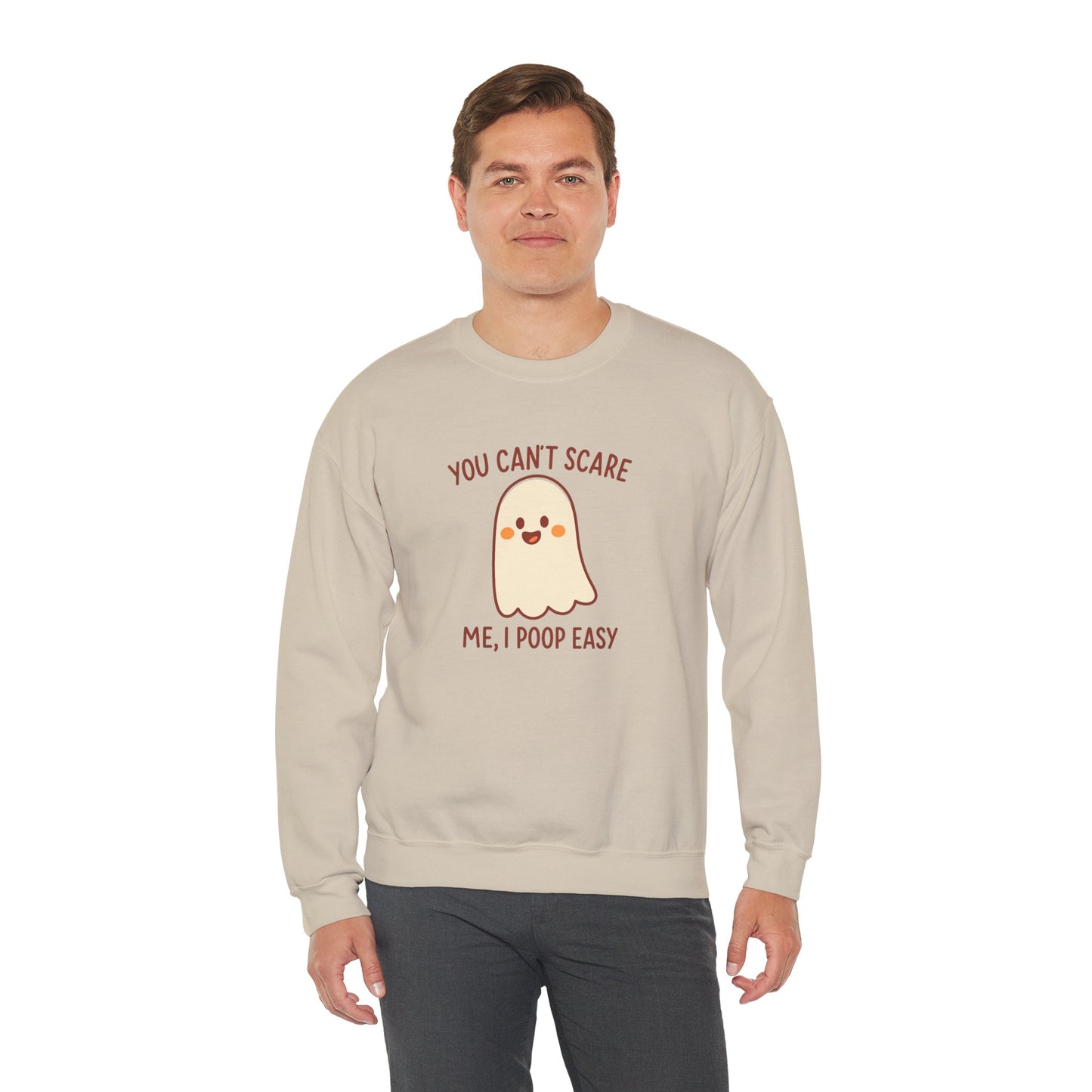 Funny Ghost Sweatshirt | Cozy Crewneck Pullover | Halloween Apparel | Unisex Casual Wear | Fall Pun