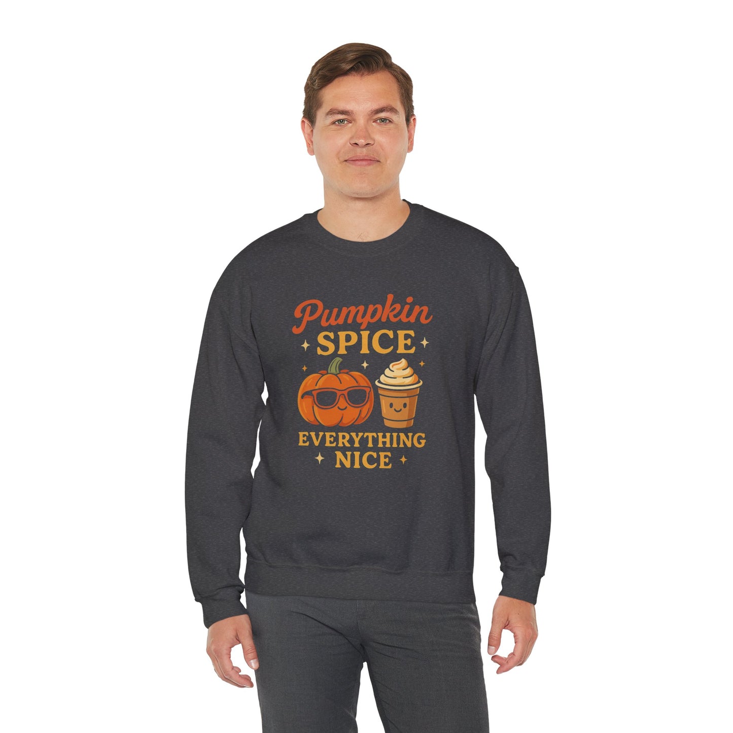 Pumpkin Spice and Everything Nice Sweatshirt | Cozy Fall Sweater, Autumn Leaves and Pumpkins Please | Unisex, Sweater Weather Outfits