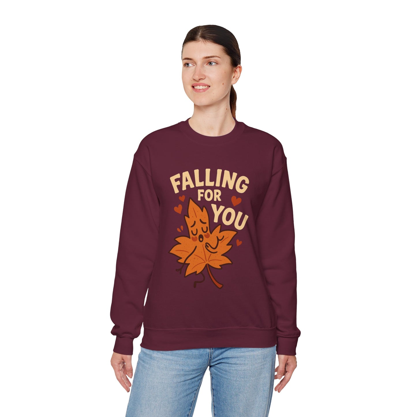 Falling For You Shirt | Cute Fall Leaf Pun Tee | Funny Autumn T-Shirt for Pumpkin Spice & Fall Lovers | Fall Puns