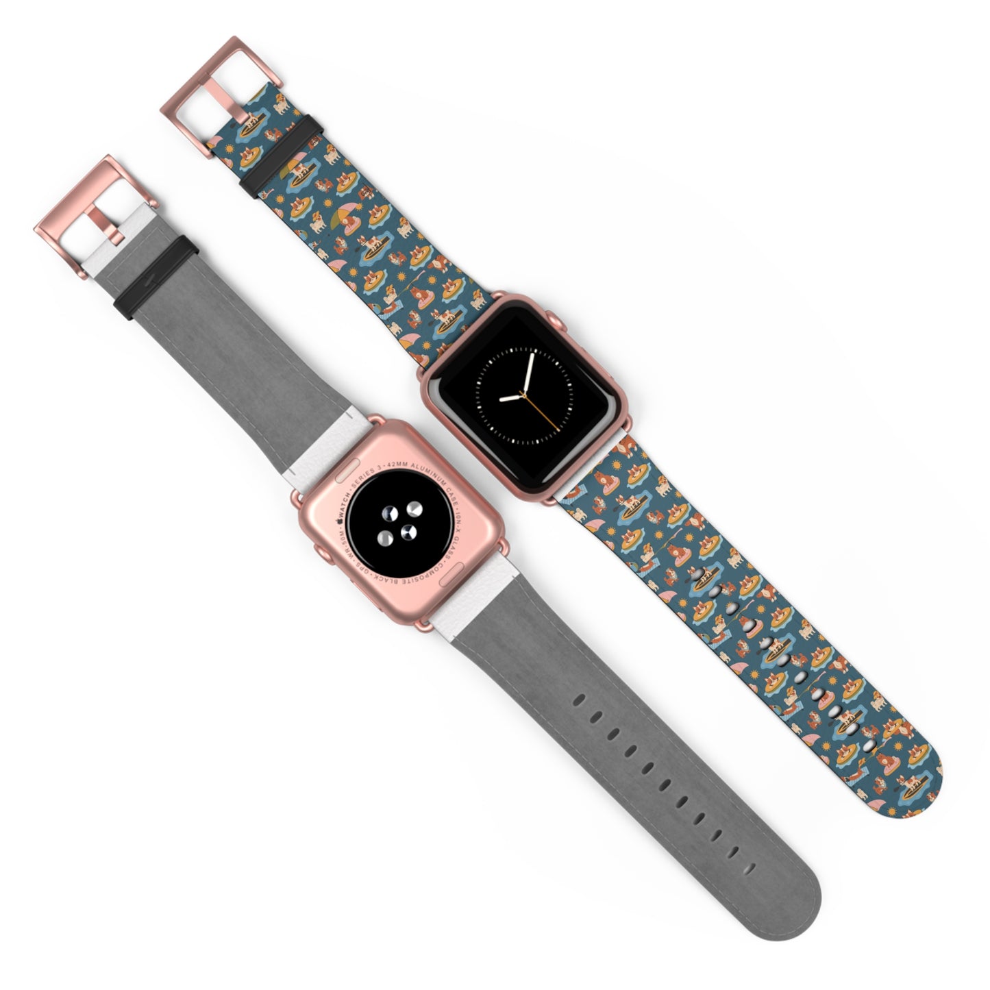 Cute Nautical Watch Band - Vibrant Pattern for Ocean Lovers
