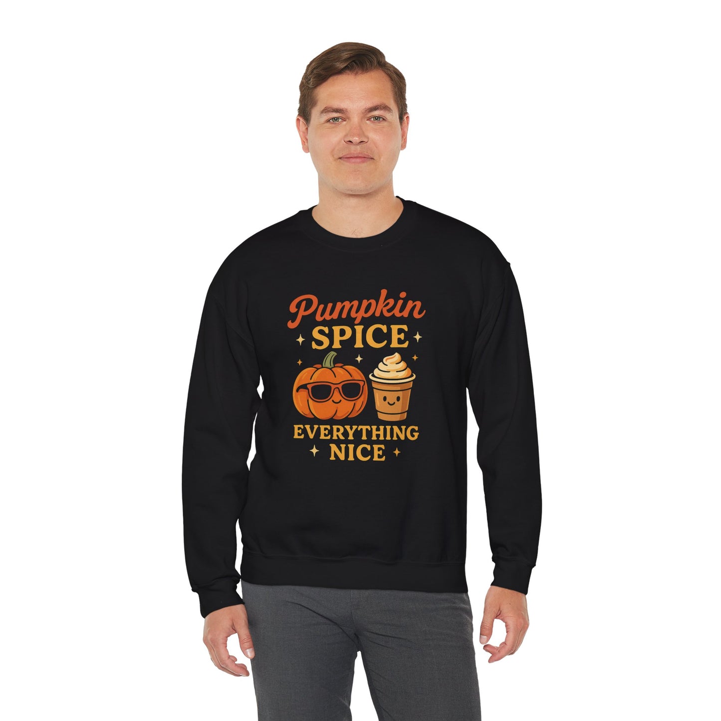Pumpkin Spice and Everything Nice Sweatshirt | Cozy Fall Sweater, Autumn Leaves and Pumpkins Please | Unisex, Sweater Weather Outfits