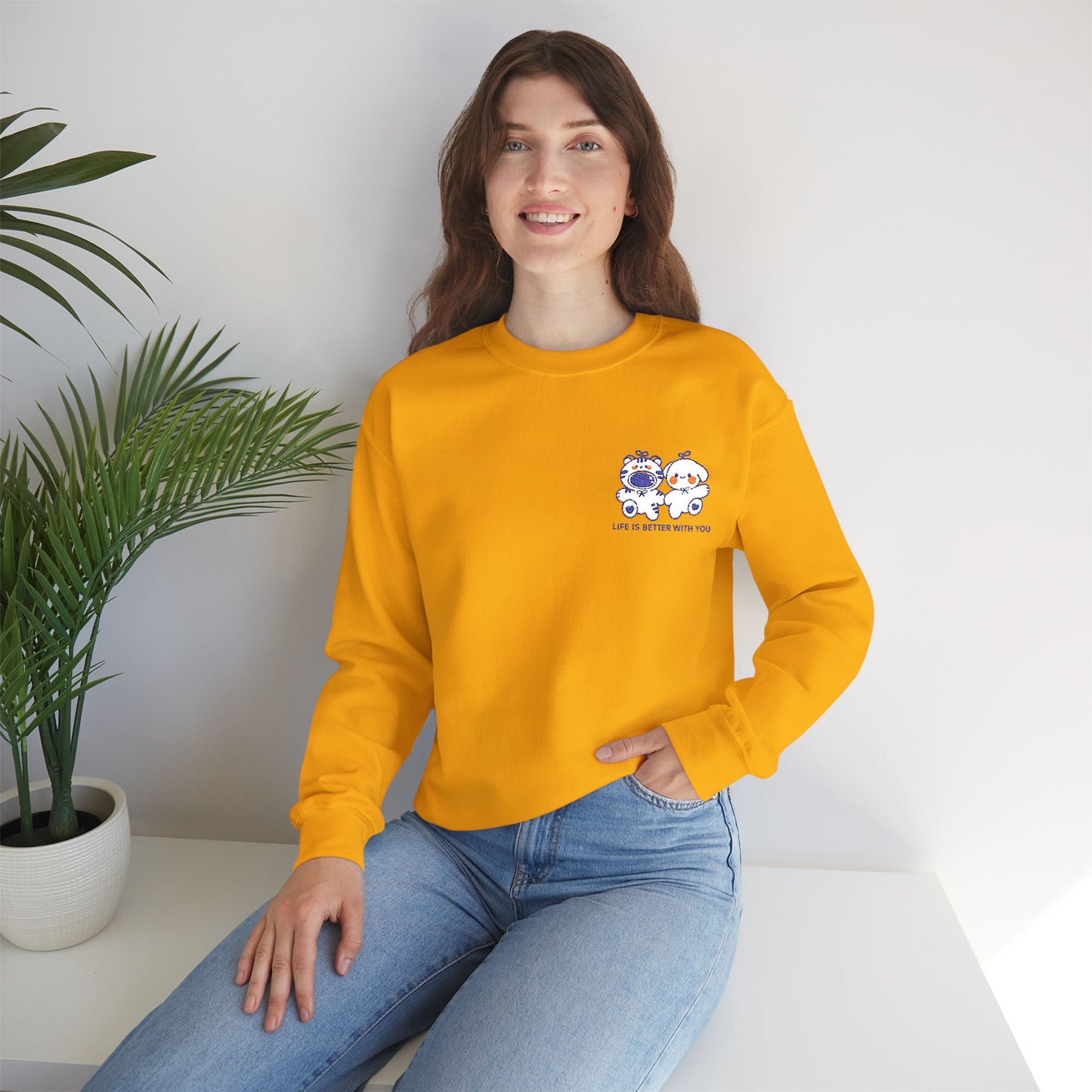 Crewneck Sweatshirt - Better Together Cute Companion