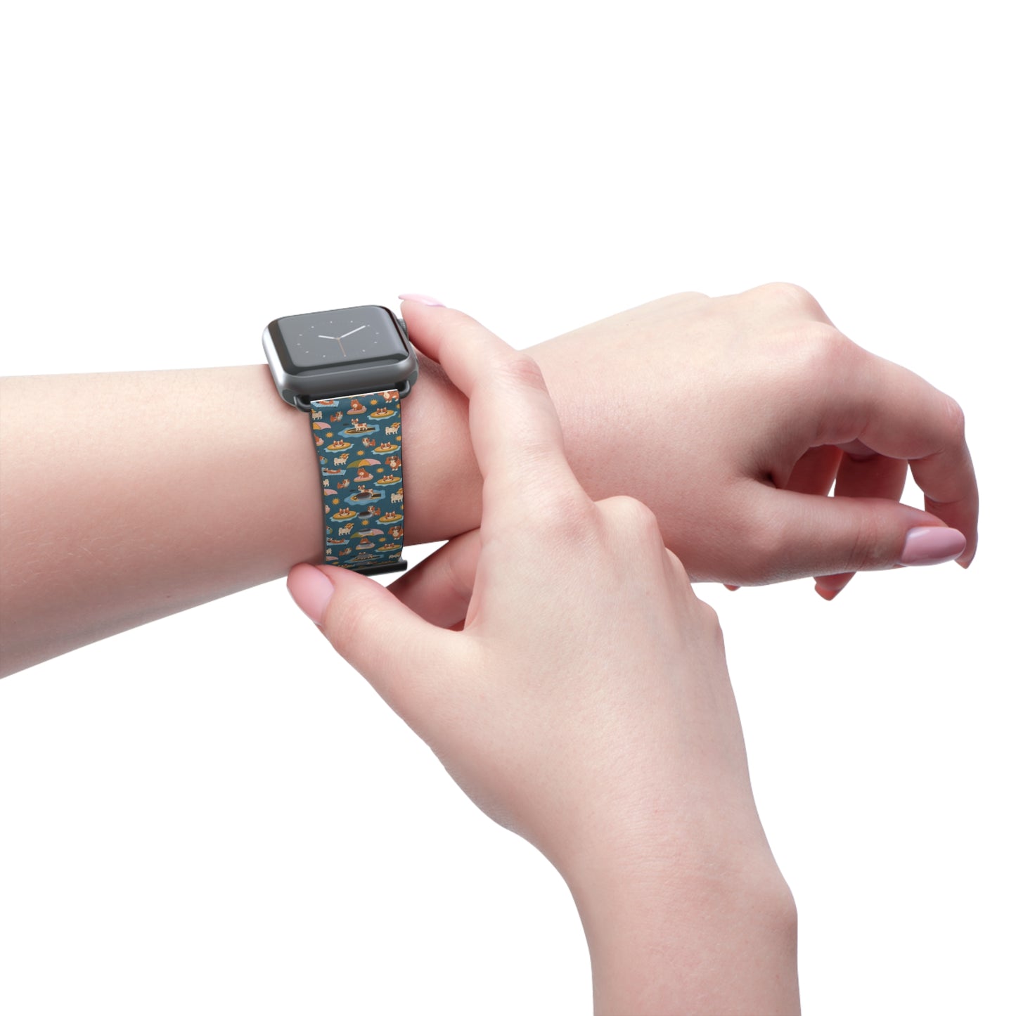 Cute Nautical Watch Band - Vibrant Pattern for Ocean Lovers