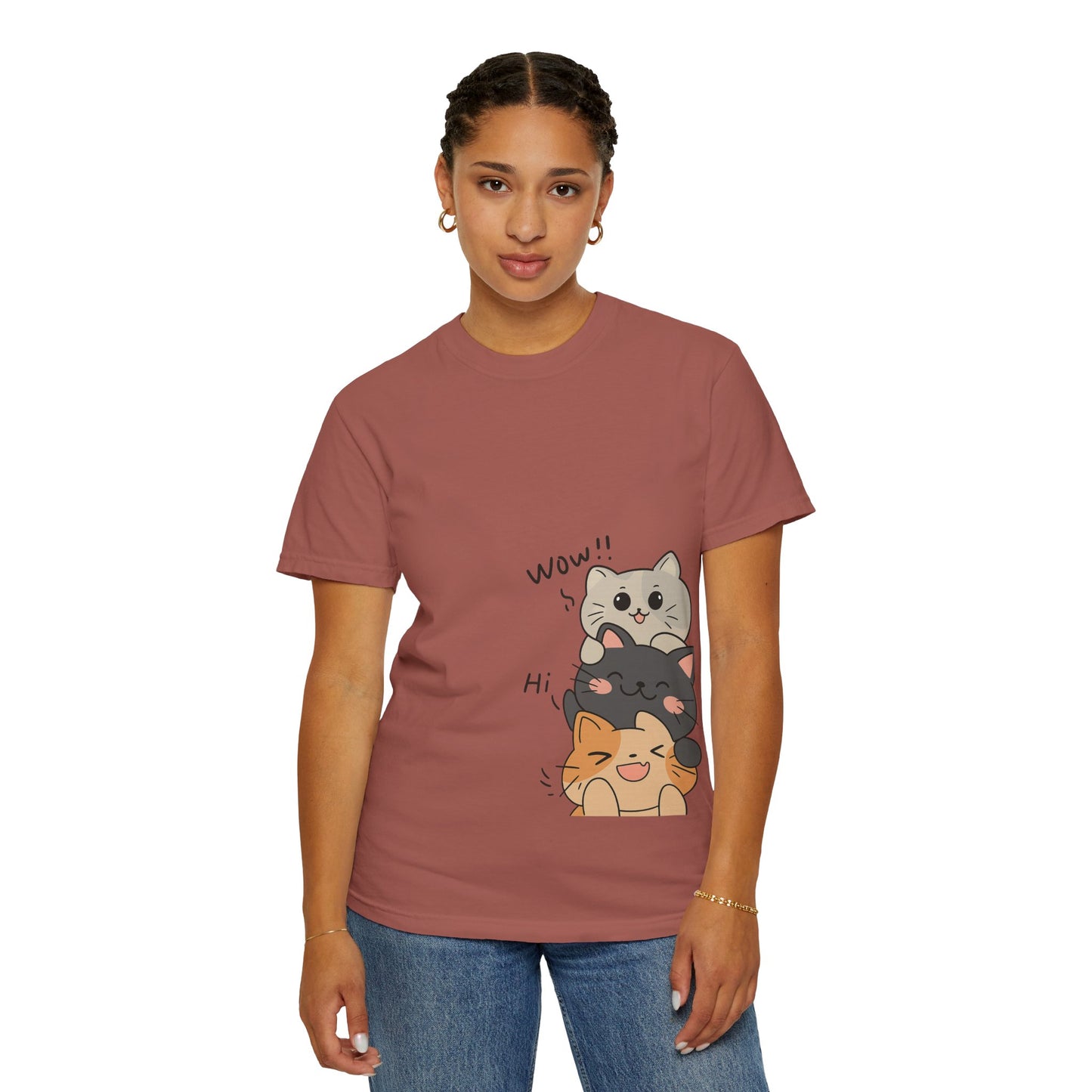 Cat Stack Unisex T-shirt for Cat Lovers