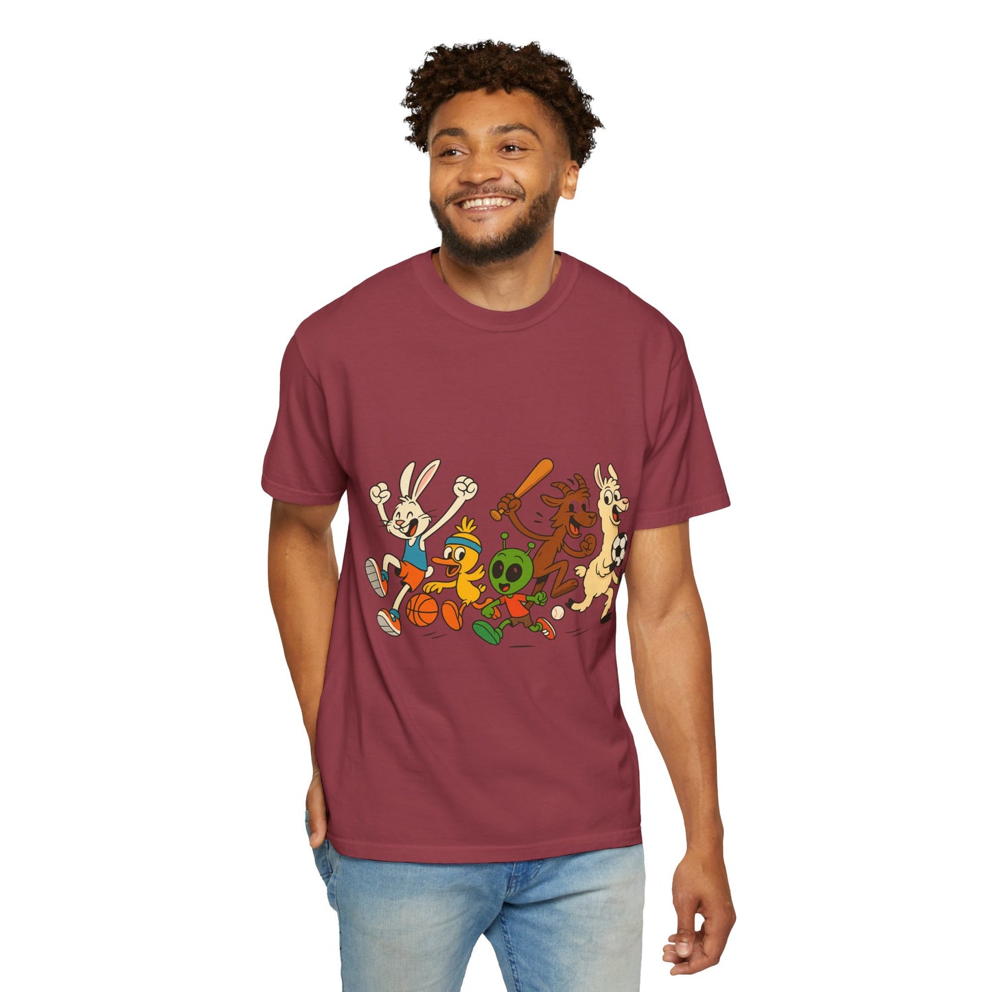 Cartoon Sports Team T-Shirt
