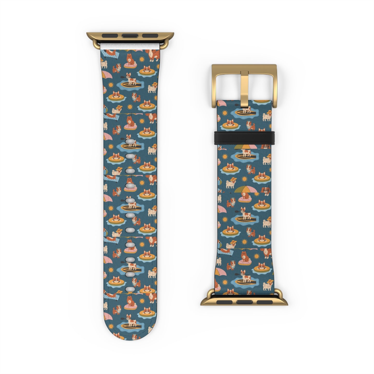 Cute Nautical Watch Band - Vibrant Pattern for Ocean Lovers