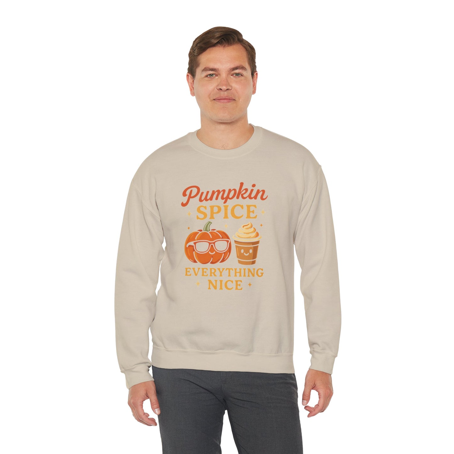 Pumpkin Spice and Everything Nice Sweatshirt | Cozy Fall Sweater, Autumn Leaves and Pumpkins Please | Unisex, Sweater Weather Outfits