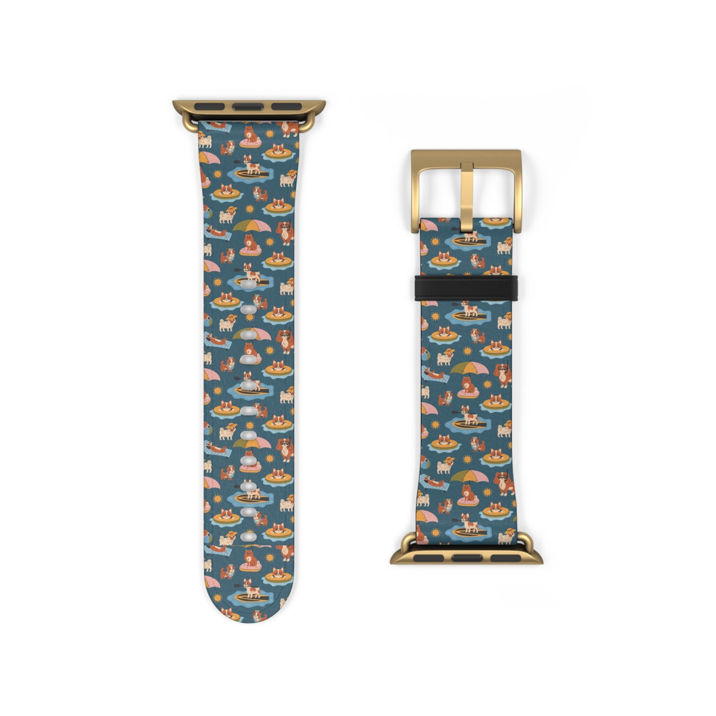 Cute Nautical Watch Band - Vibrant Pattern for Ocean Lovers