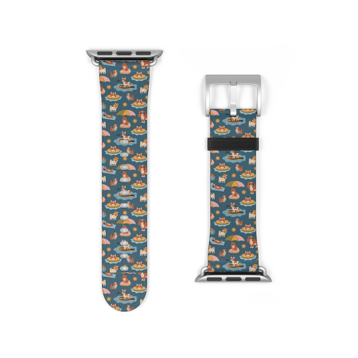 Cute Nautical Watch Band - Vibrant Pattern for Ocean Lovers