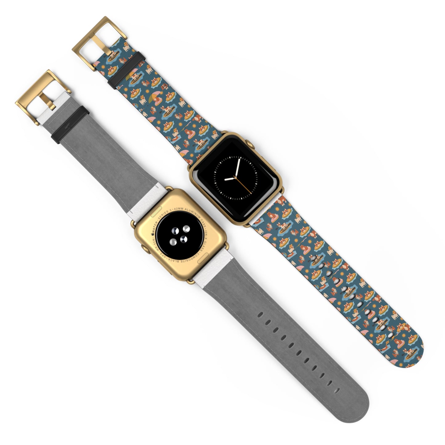 Cute Nautical Watch Band - Vibrant Pattern for Ocean Lovers