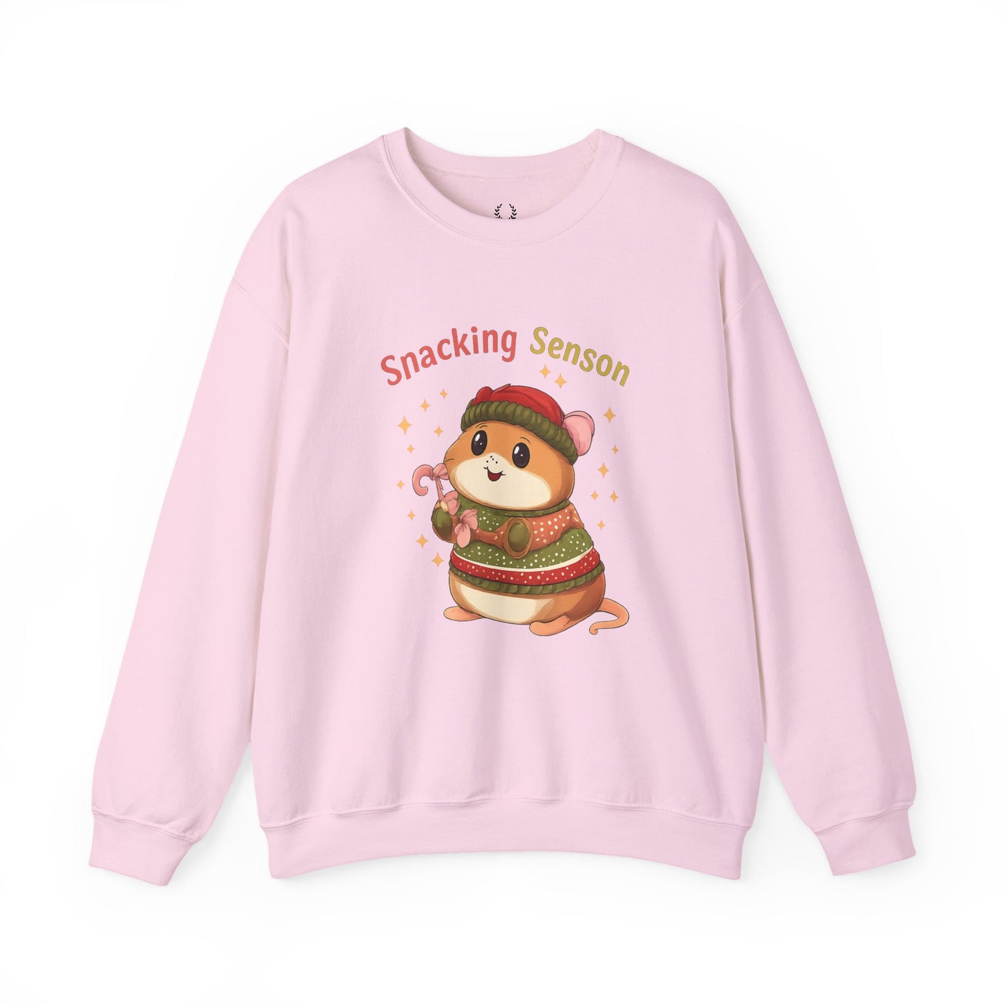 Snacking Season Hamster Christmas Sweatshirt Cute Holiday