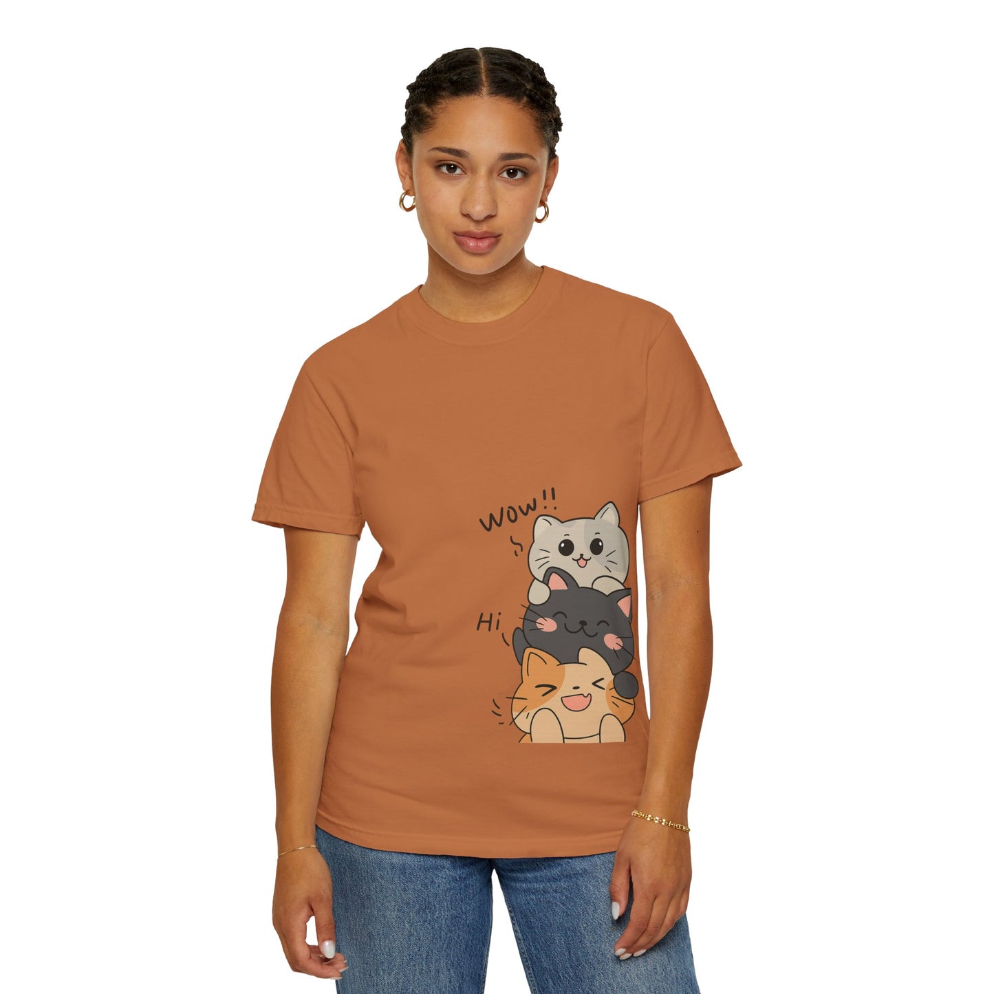 Cat Stack Unisex T-shirt for Cat Lovers