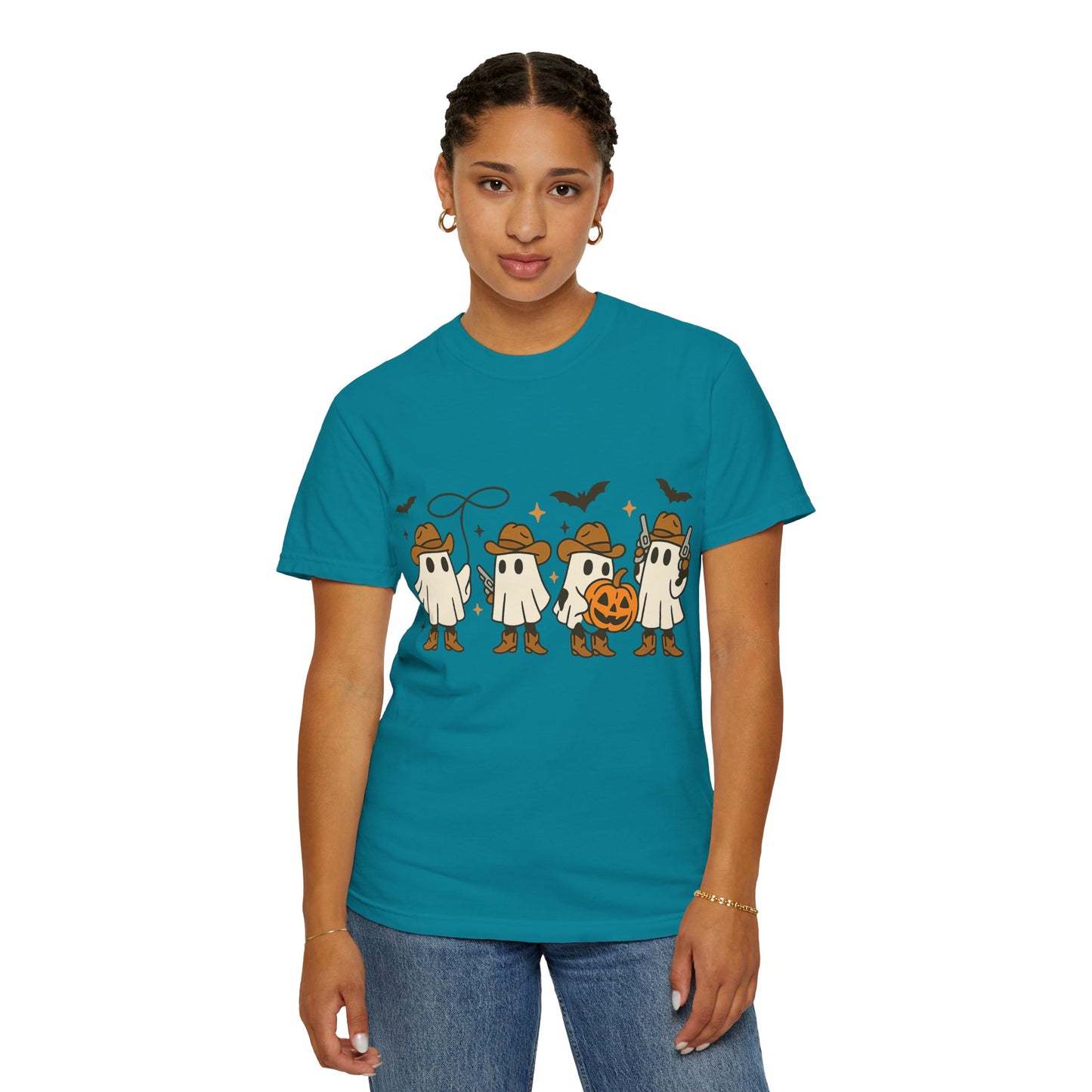 Western Ghost T-Shirt, Halloween Shirt, Cute Ghost Shirt, Halloween Party Shirt, Spooky Fall Shirt, Country Girl Gift