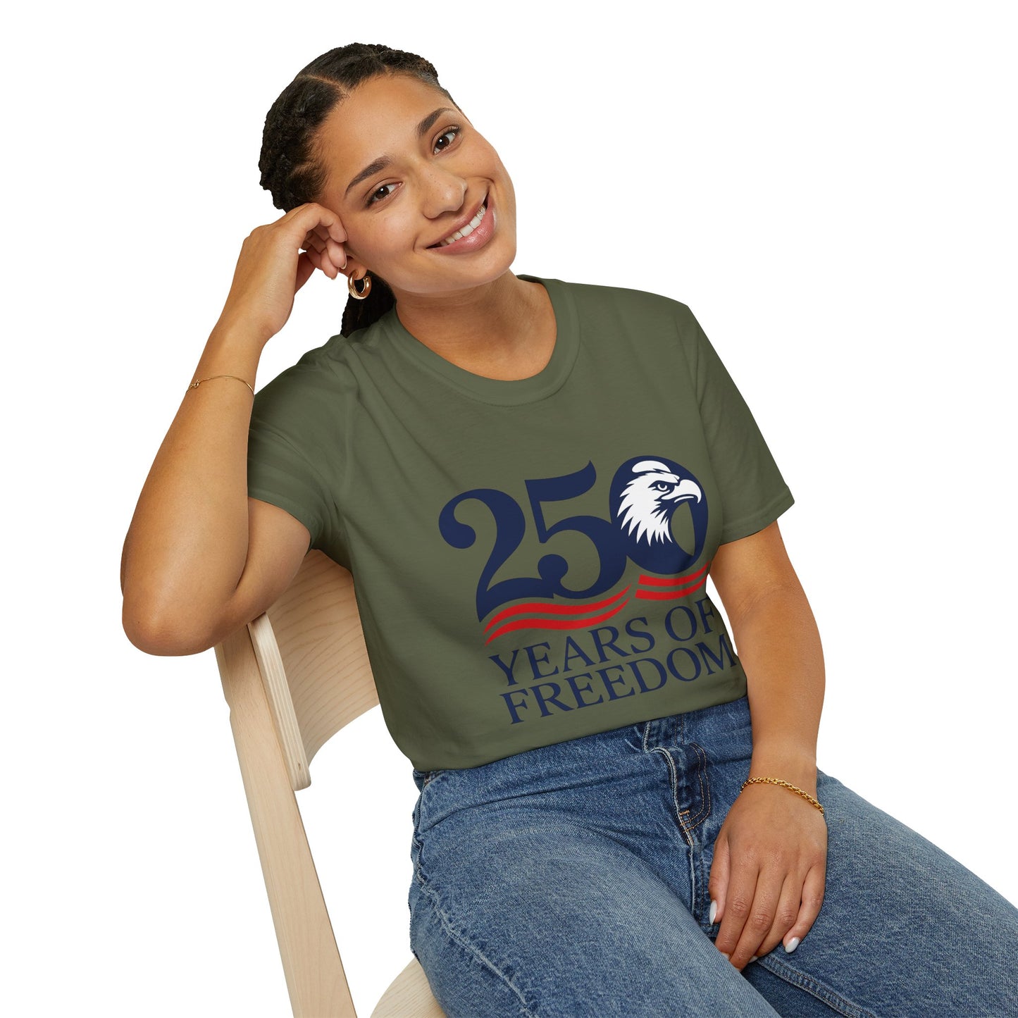 25 Years of Freedom Eagle T-Shirt | Patriotic Anniversary Tee