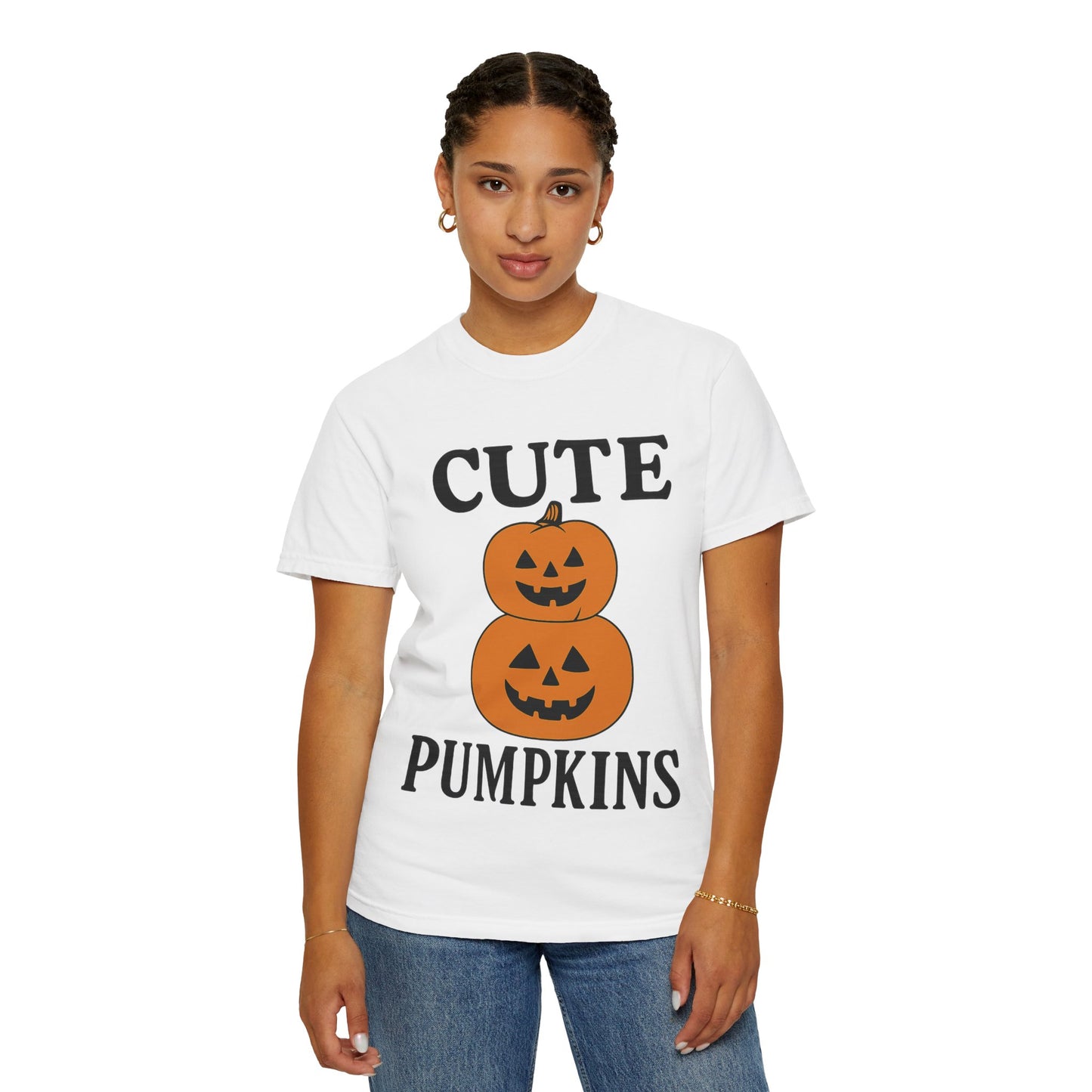 Cute Pumpkins Halloween T-Shirt – Funny Jack-O’-Lantern Graphic Tee for Men, Women & Kids