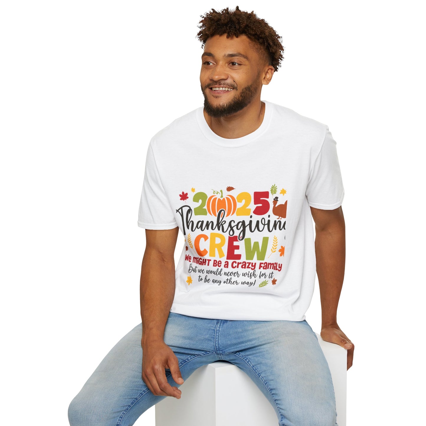 Thanksgiving 2025 Shirt | Family Thanksgiving Crew Tee | Funny Holiday Matching Outfit | Fall Pumpkin Turkey T-Shirt