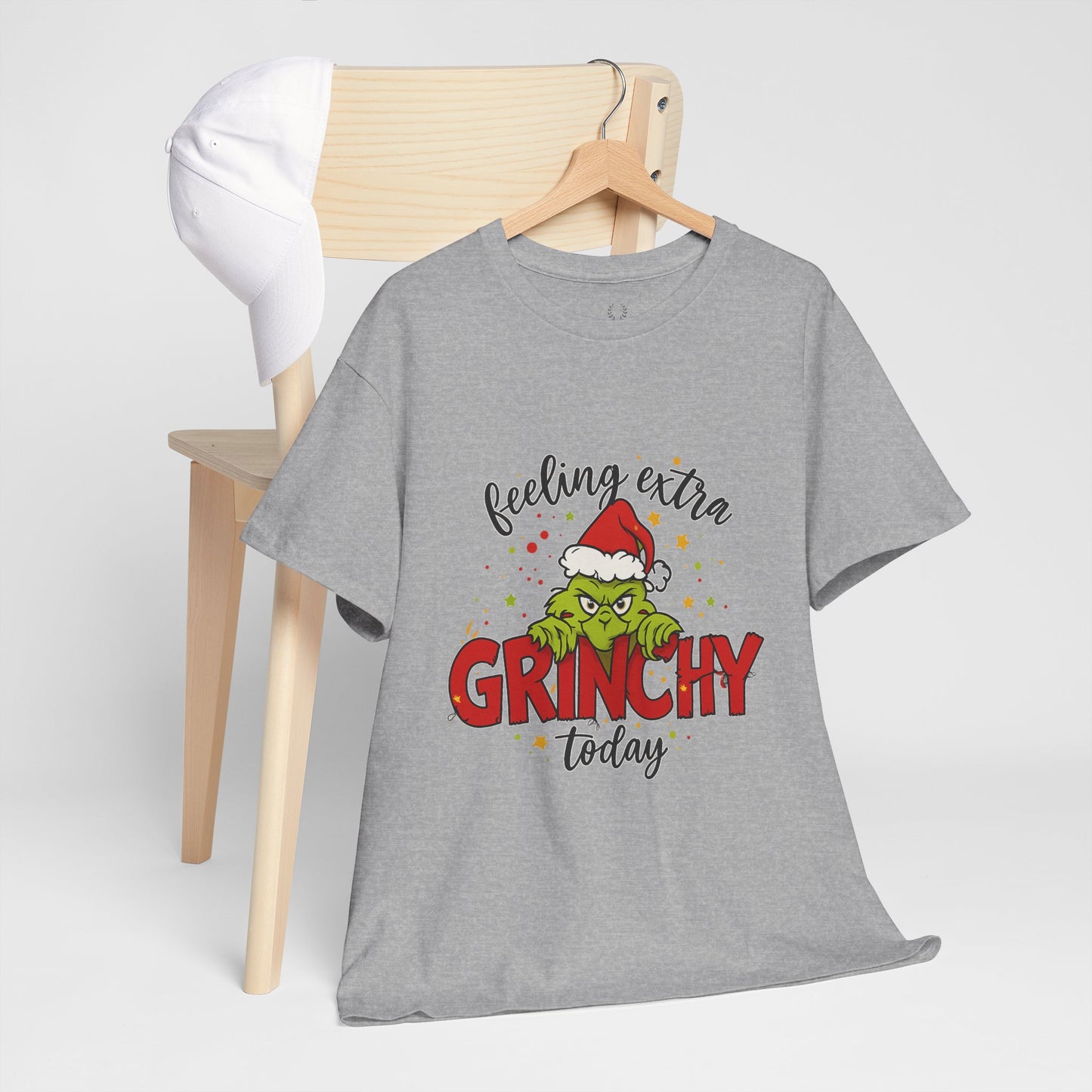 Grinch “Feeling Extra Grinchy Today” Christmas T-Shirt – Funny Holiday Tee