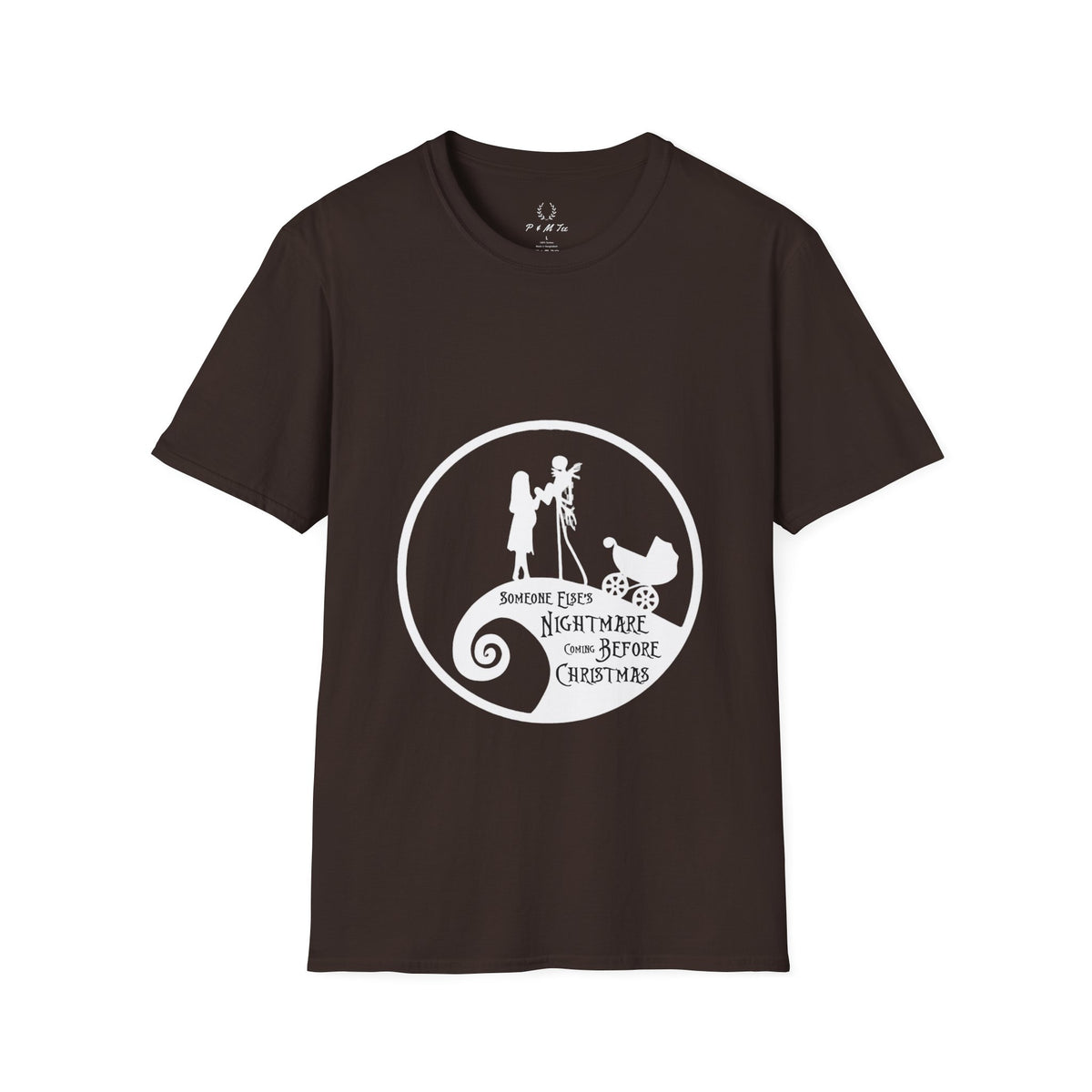 The Nightmare Before Christmas T-Shirt | Jack Skellington Sally Silhouette